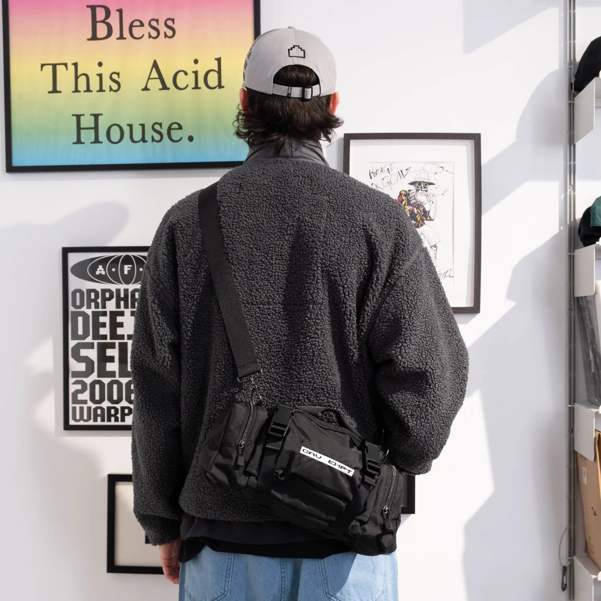 Cav Empt Small Utility Shoulder Bag - Black
