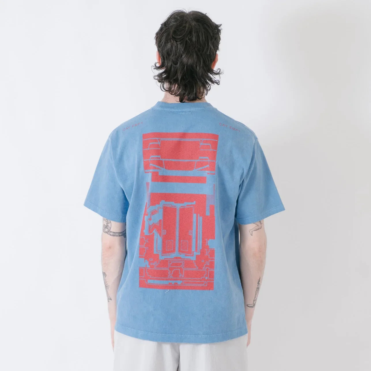 Cav Empt Overdye MD SiteSeer T-Shirt - Blue