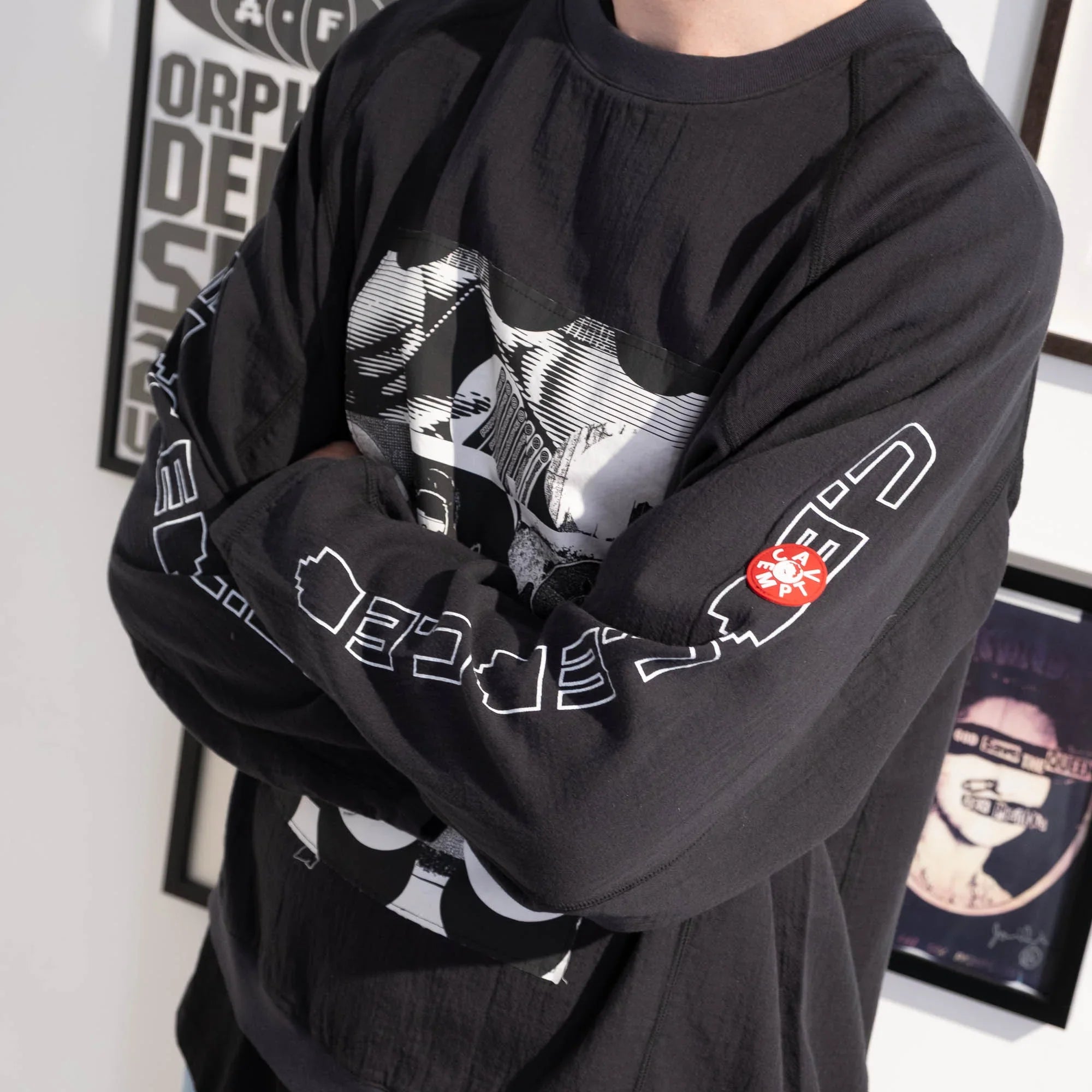 Cav Empt MD P2P Raglan Long Sleeve - Black