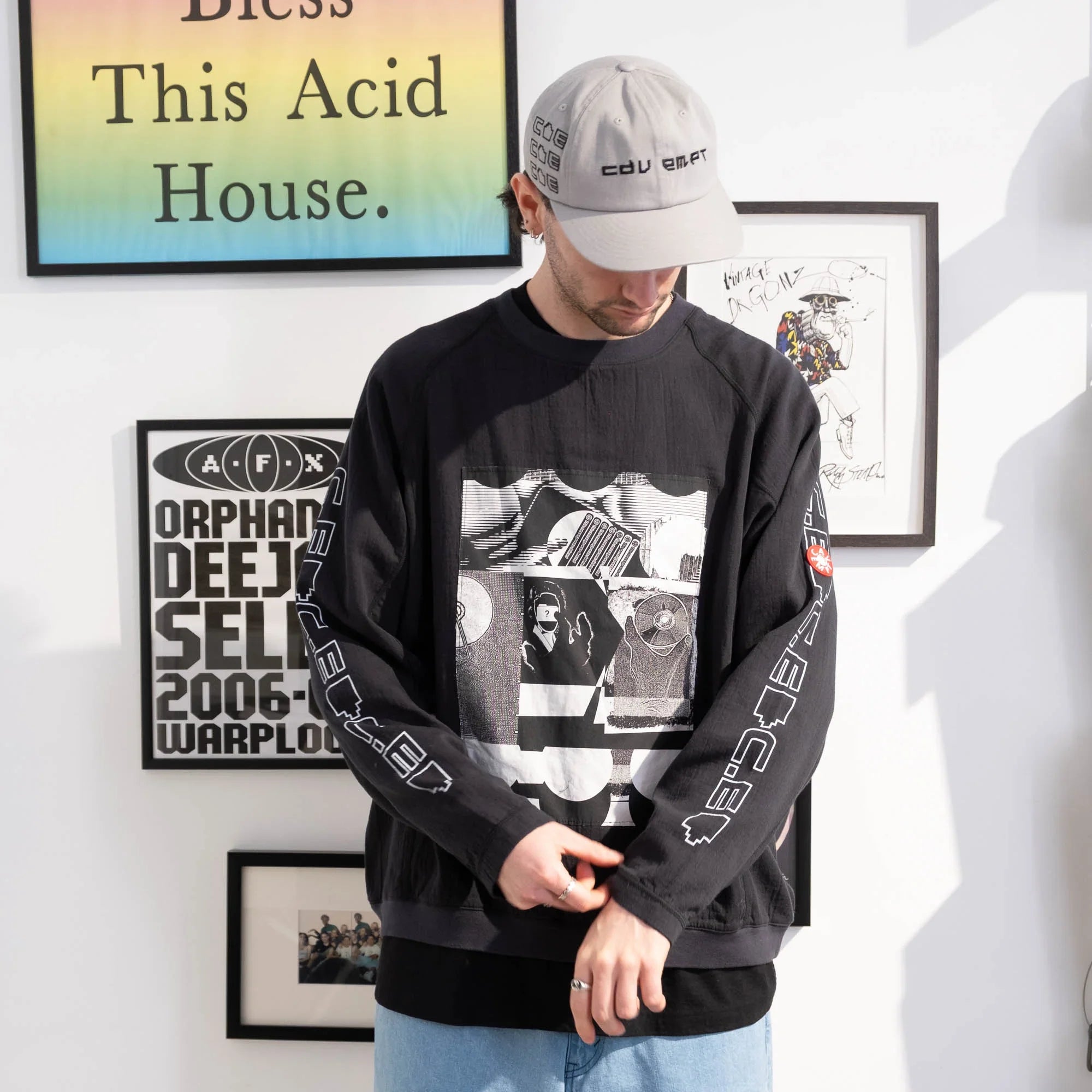 Cav Empt MD P2P Raglan Long Sleeve - Black