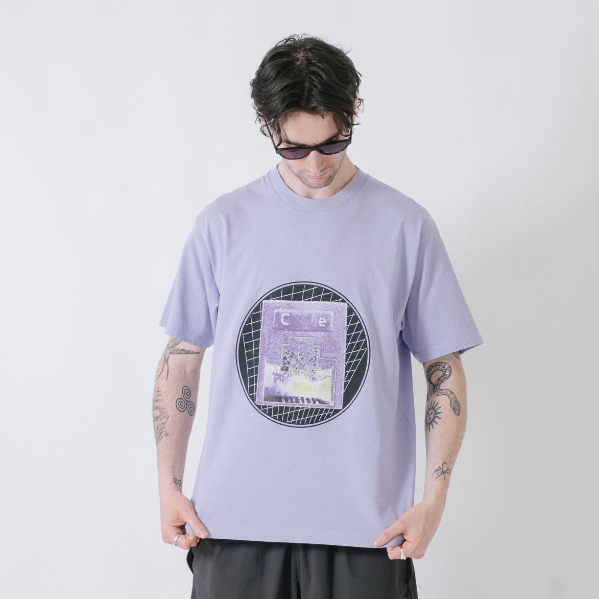 Cav Empt AS EtherType T-Shirt - Purple