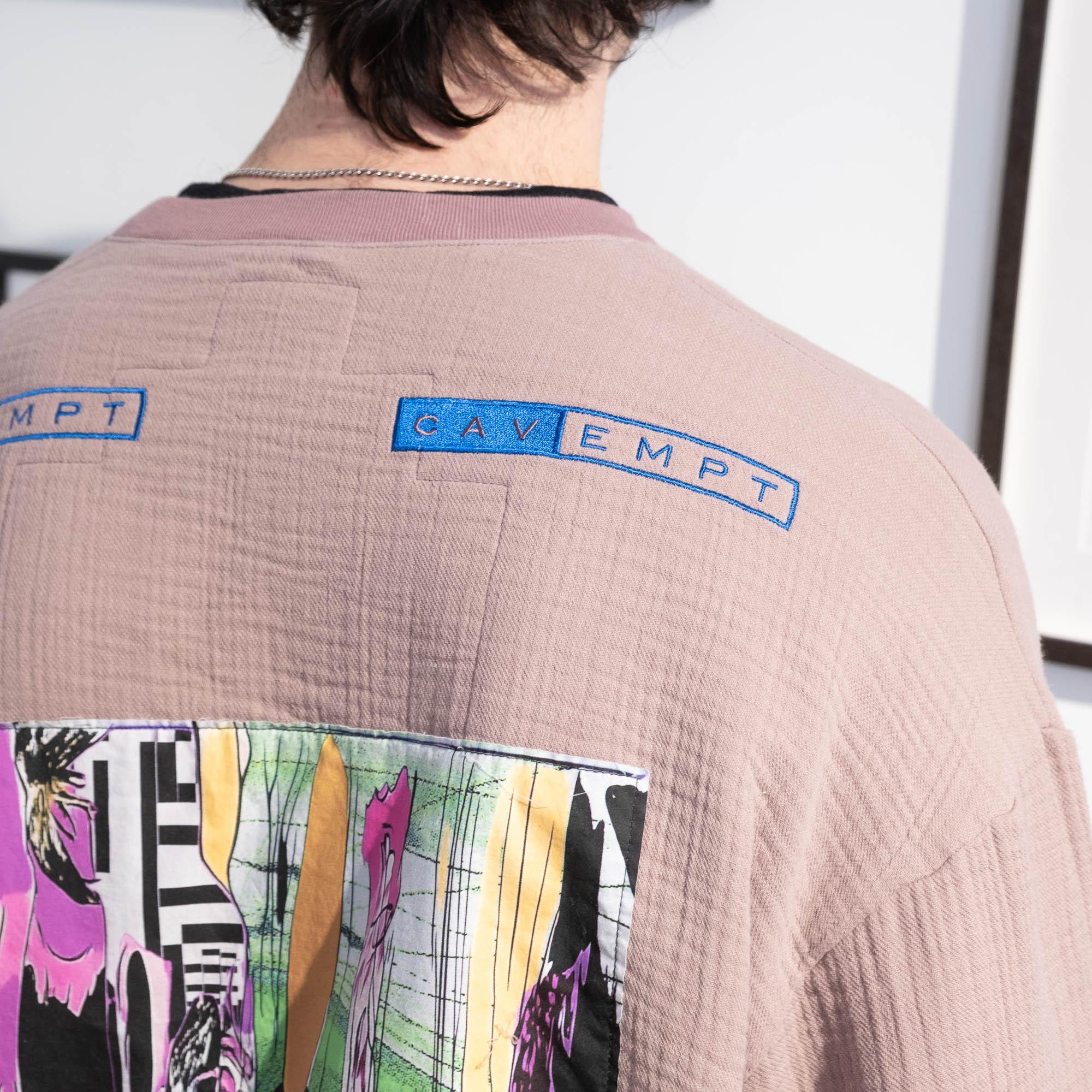 Cav Empt CRV Gauze Crew Neck Sweater - Purple