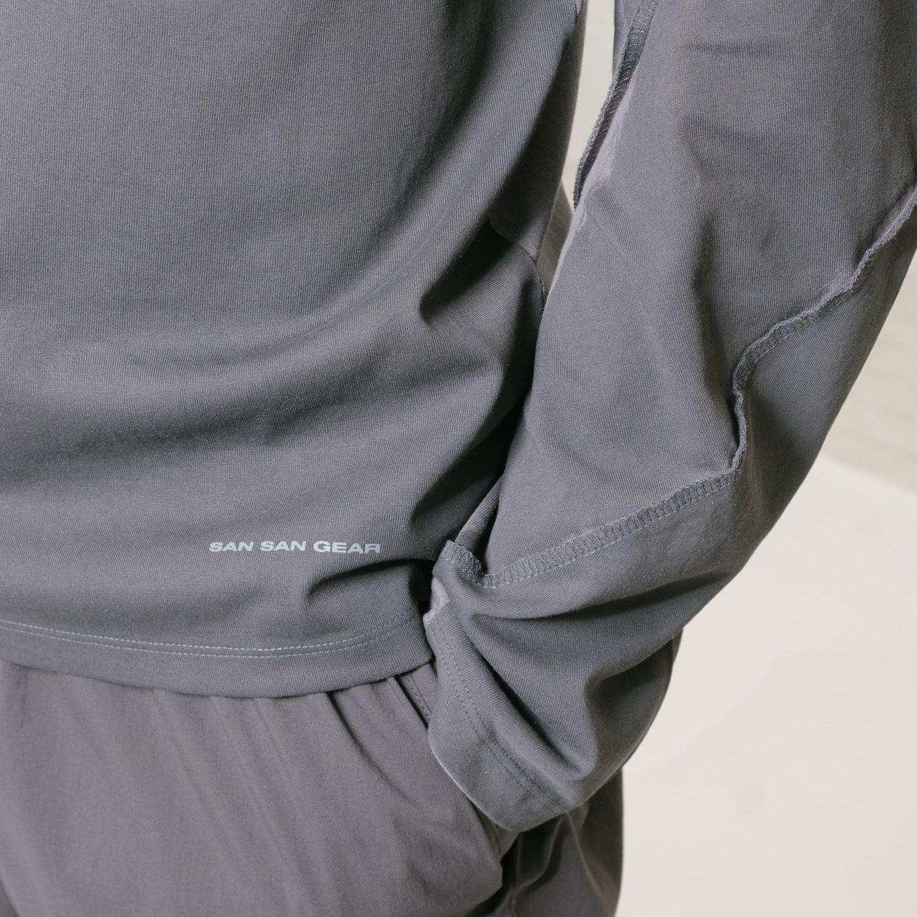 San San Gear Contrast Long Sleeve - Charcoal