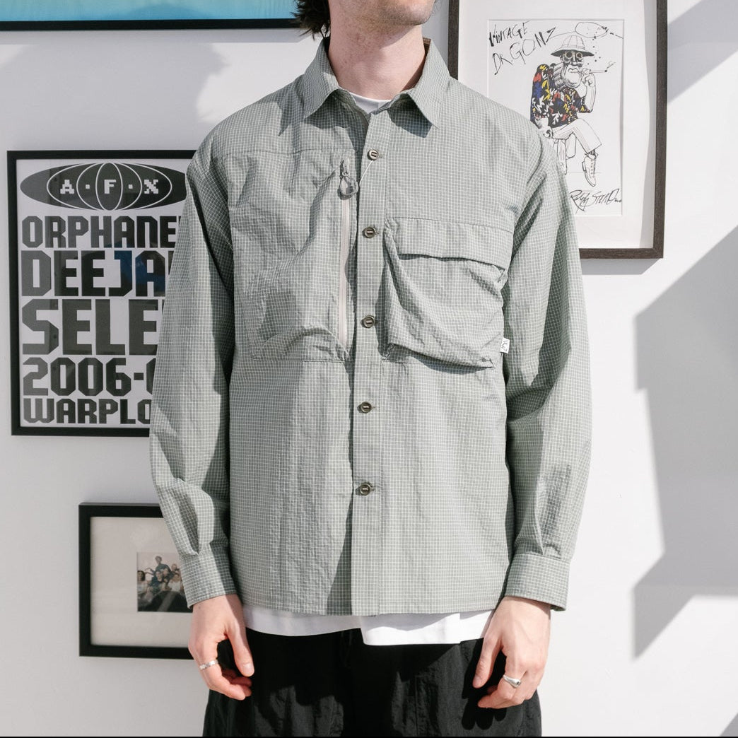 CMF Comfy Outdoor Garment GW Mod Shirt - Grid Green