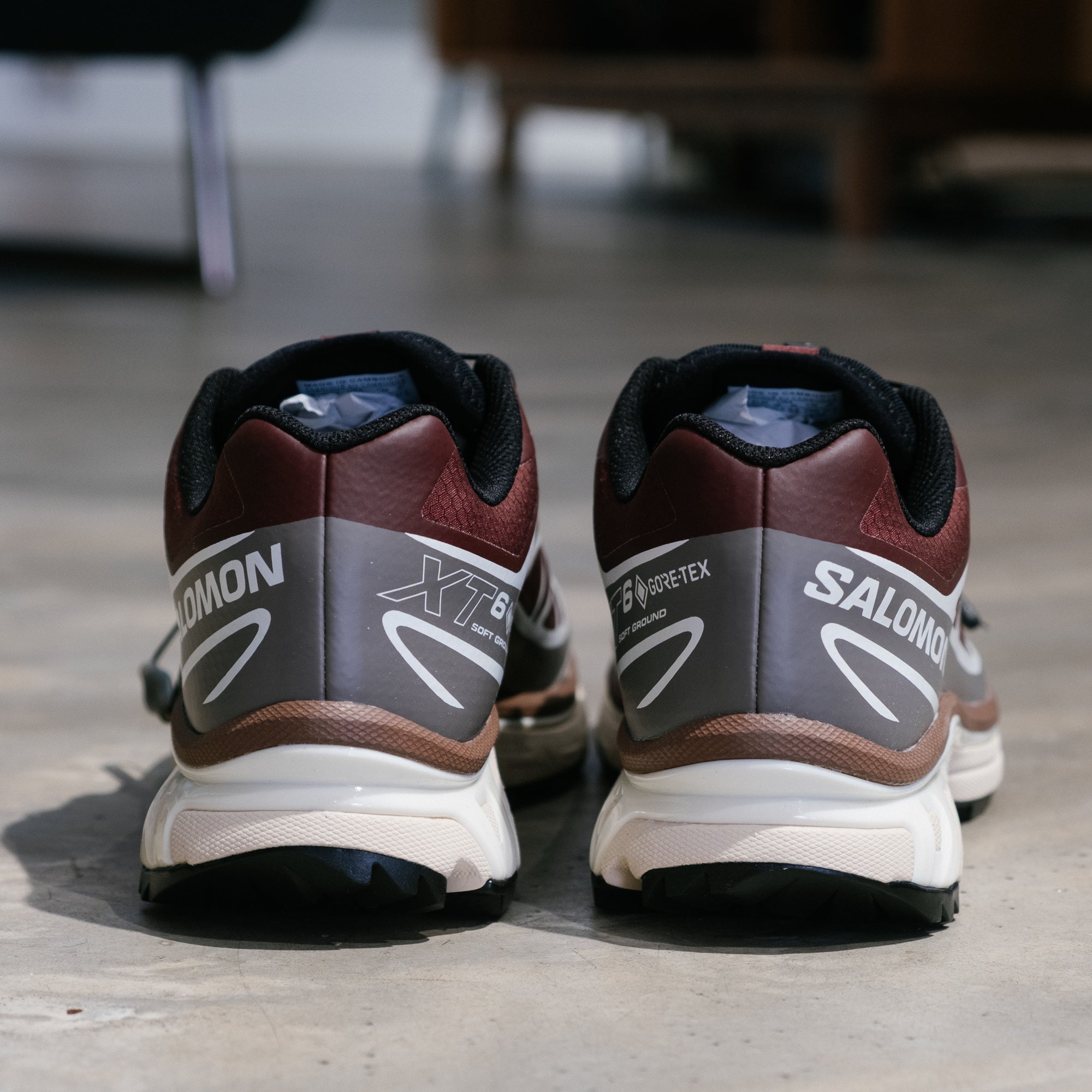 Salomon XT-6 GTX Shoes - Bitter Chocolate/Iron/Vanila