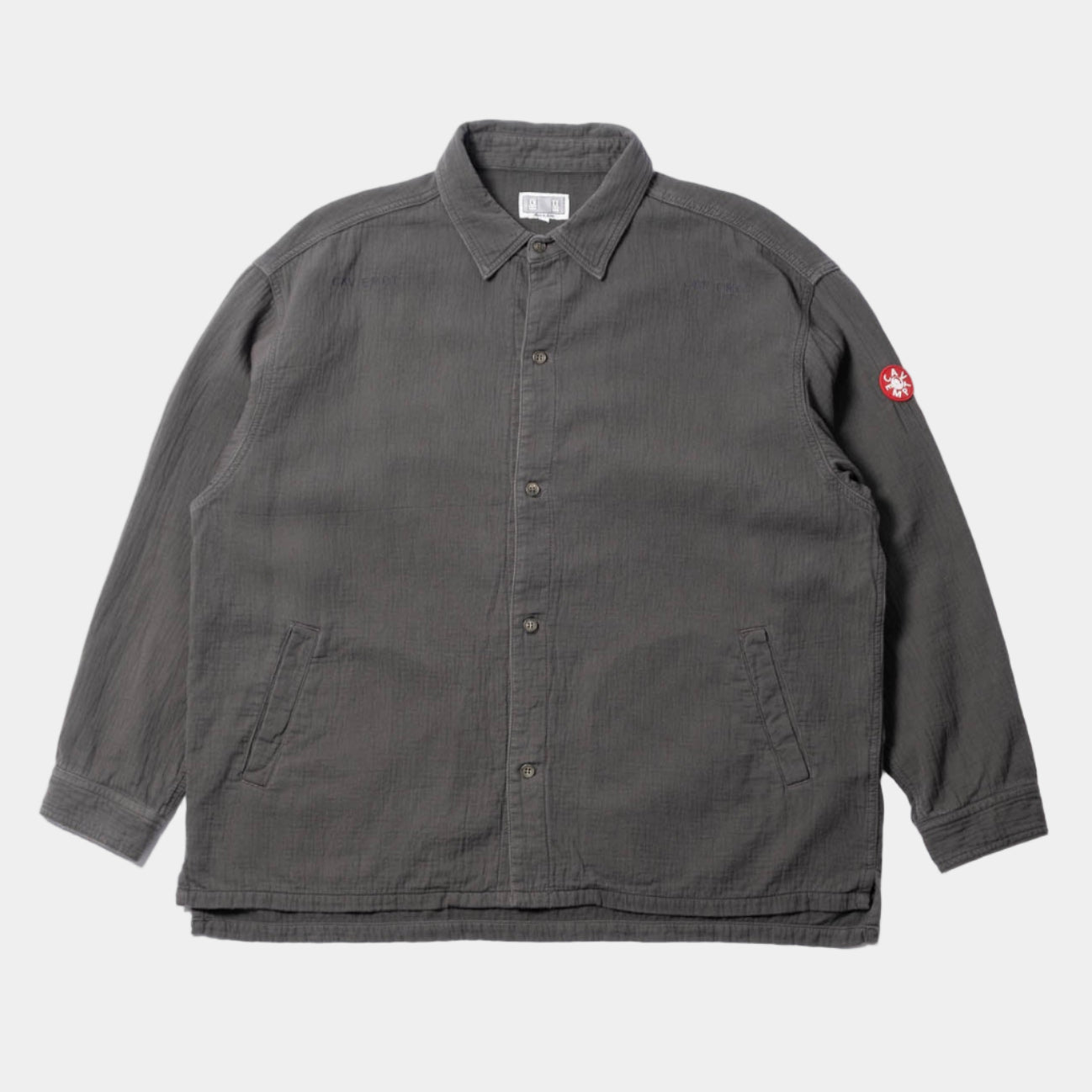 Cav Empt Welt Pockets Big Shirt - Charcoal