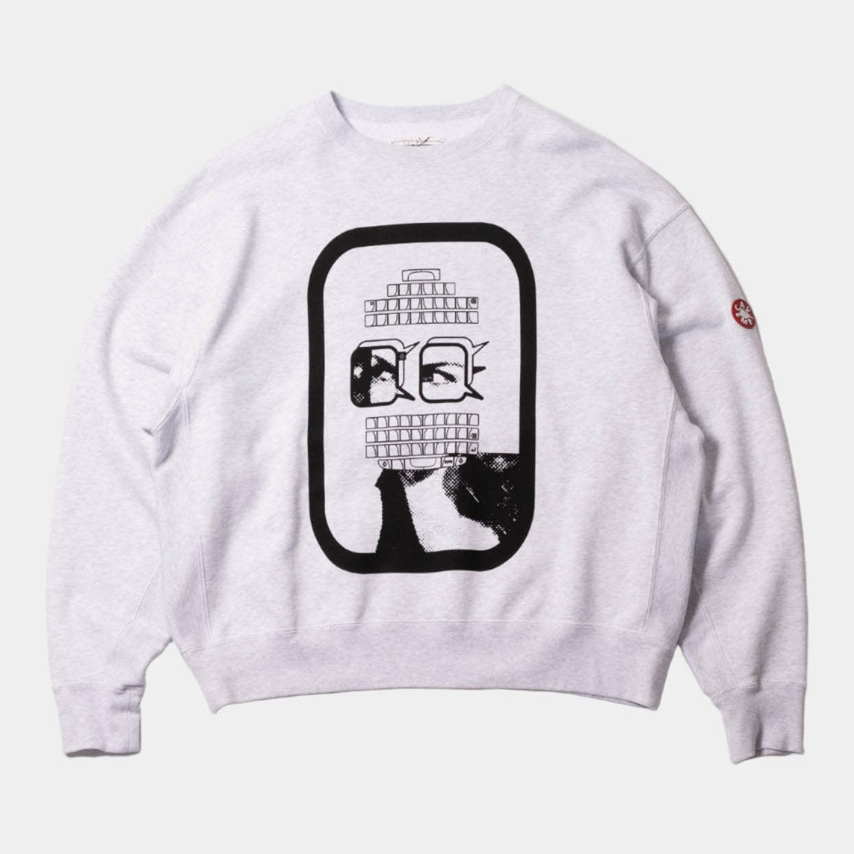 Cav Empt MD 00-38 Crew Neck Sweater - Grey