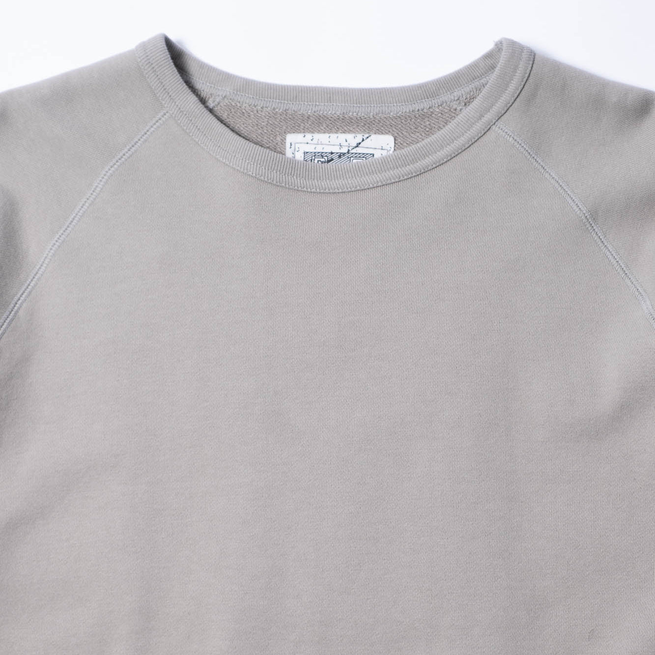 Cav Empt Half Panel Rib Crew Neck  - Khaki