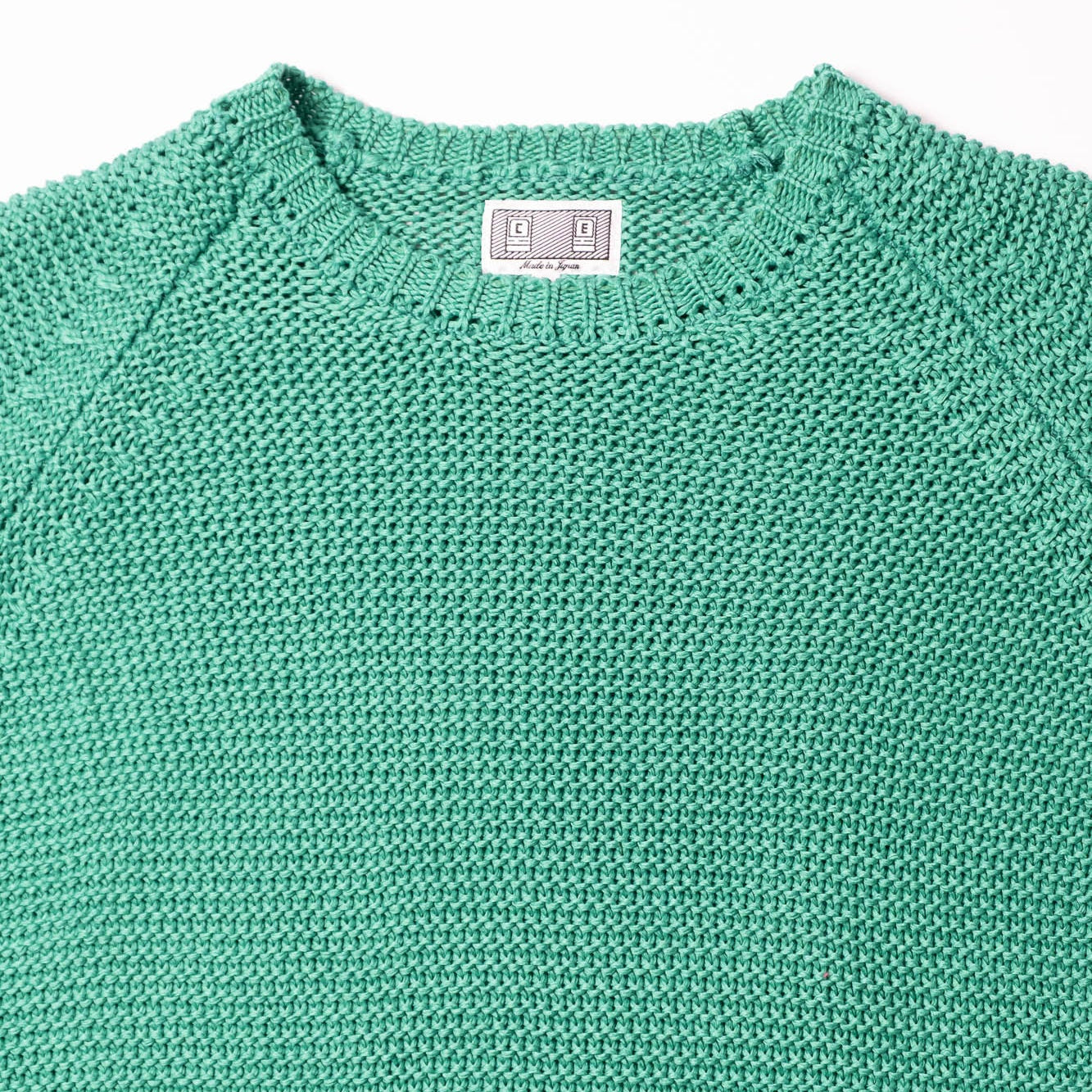 Cav Empt Raglan Cotton Knit Sweater - Green