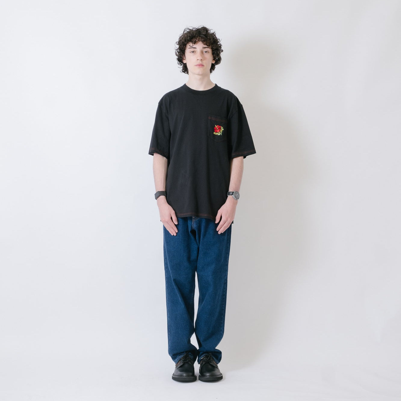 Nicholas Daley Hibiscus T-Shirt - Black