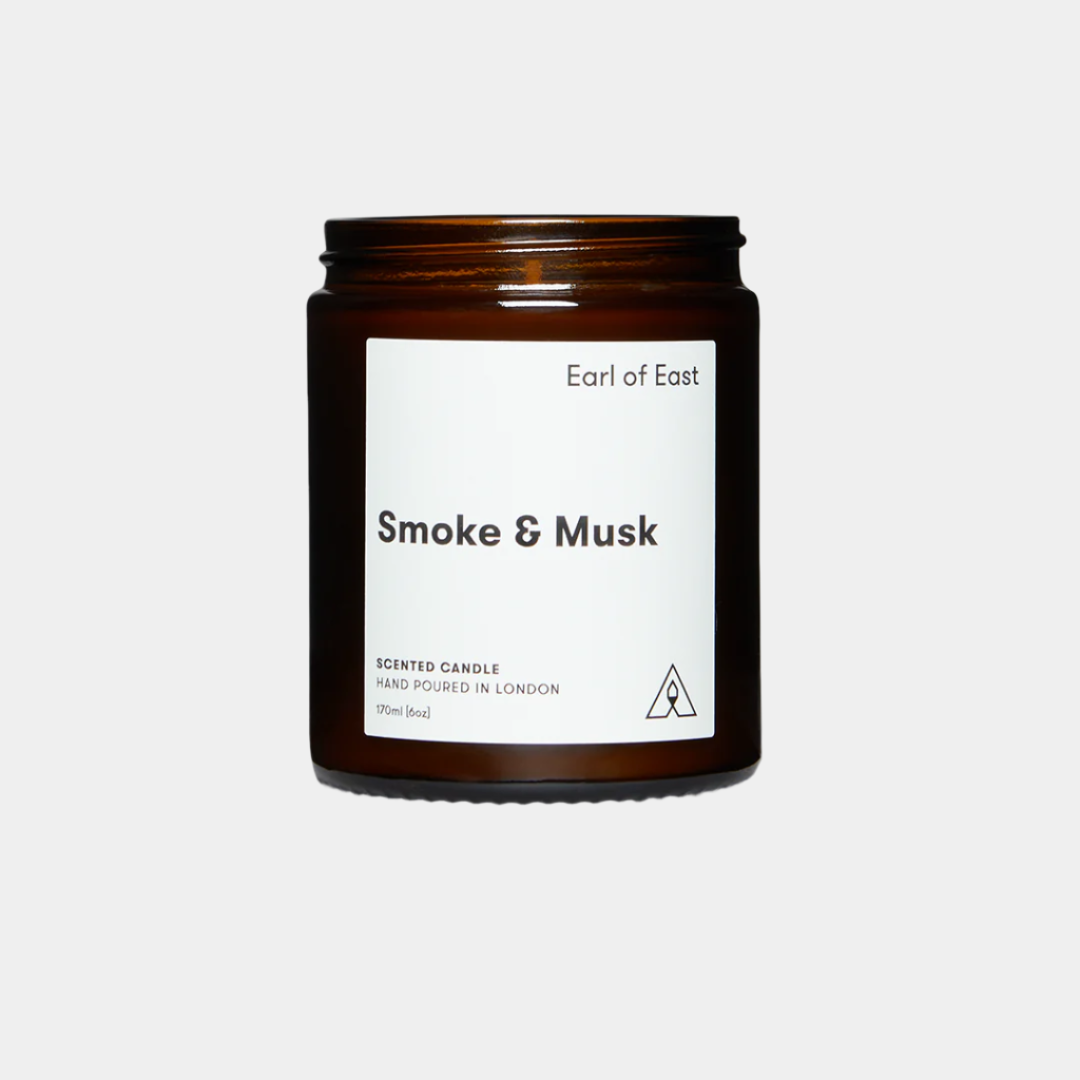 Earl of East Smoke & Musk 170ml Soy Wax Candle