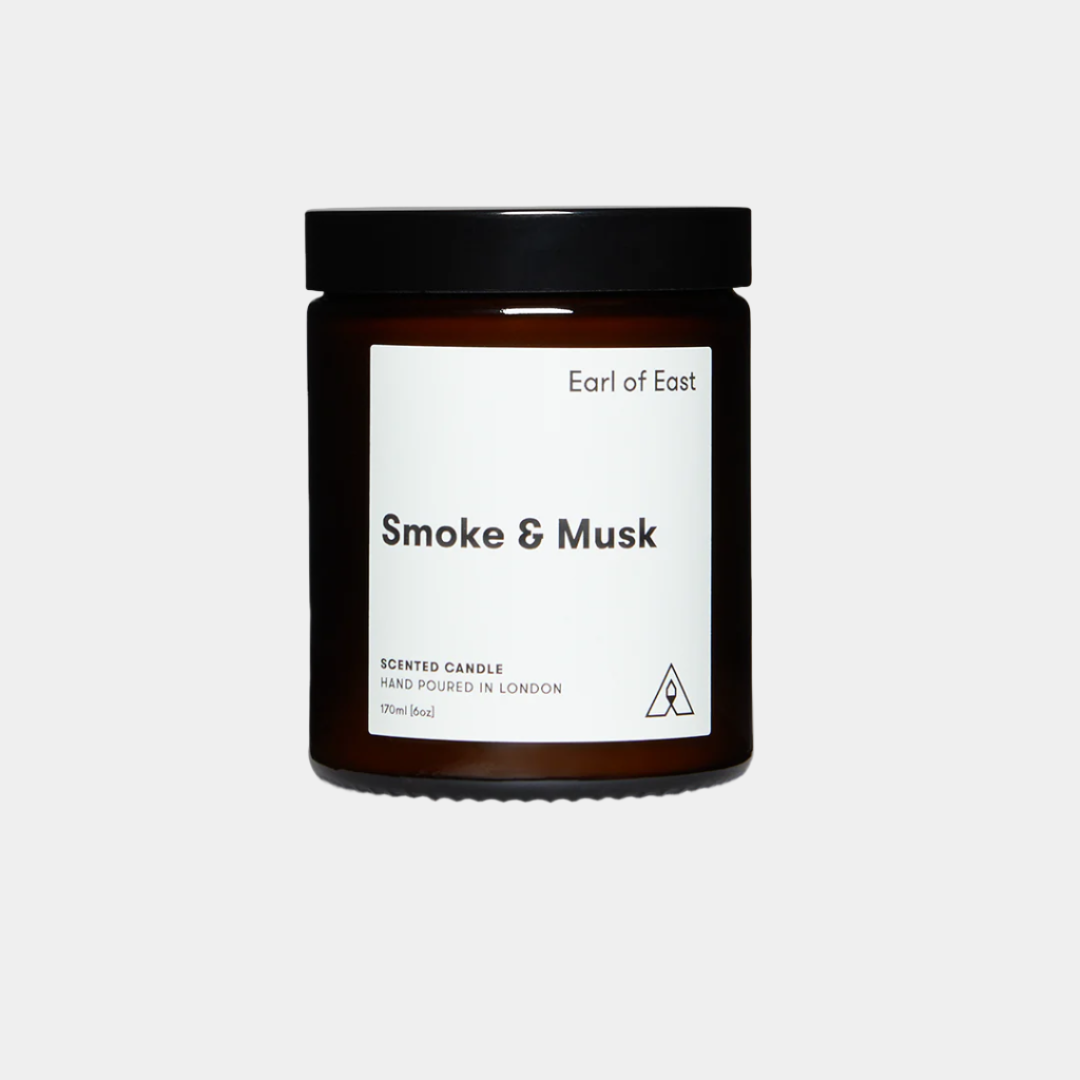 Earl of East Smoke & Musk 170ml Soy Wax Candle