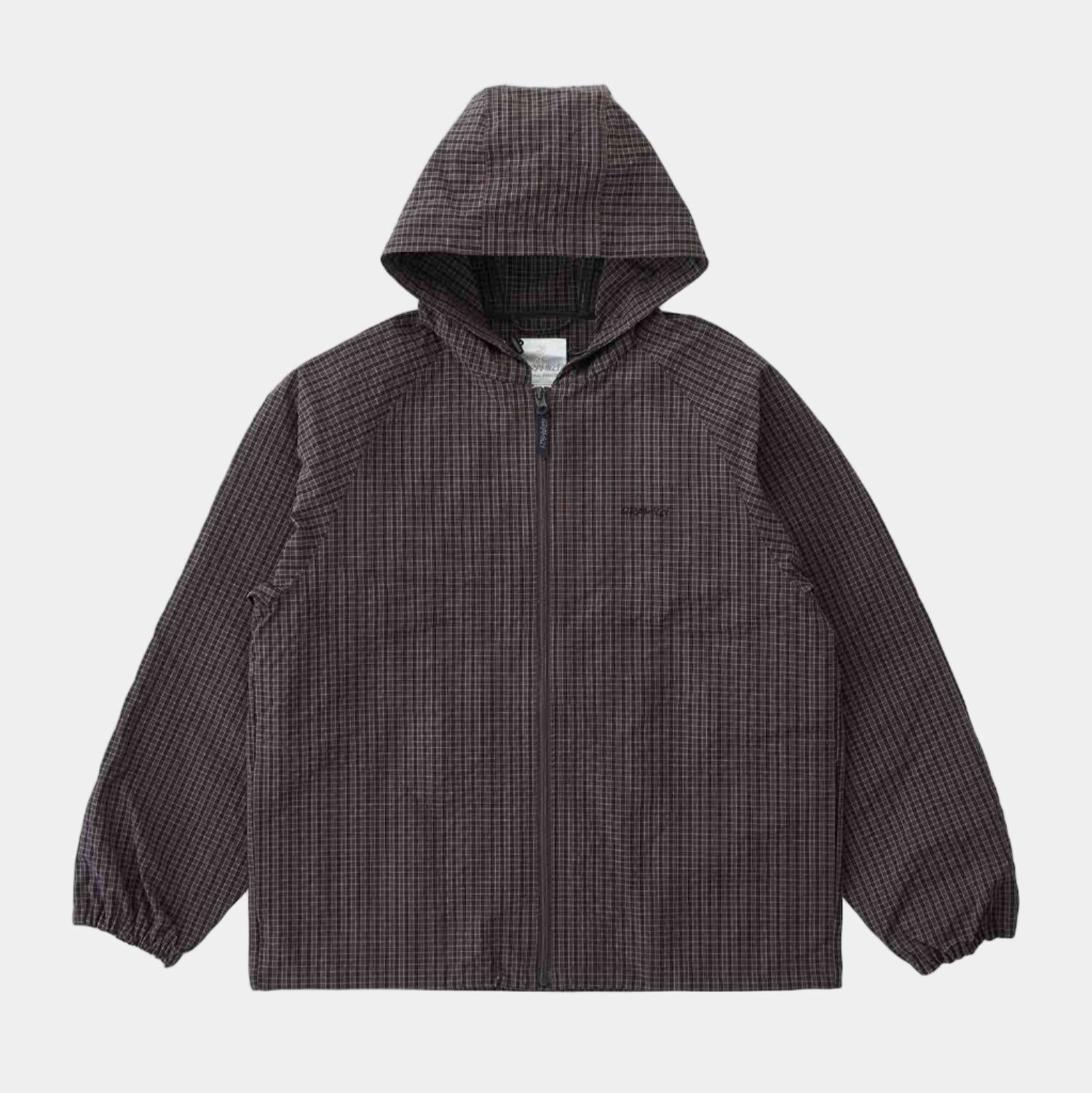 Gramicci Northside Plaid Hooded Jacket - Deep Brown