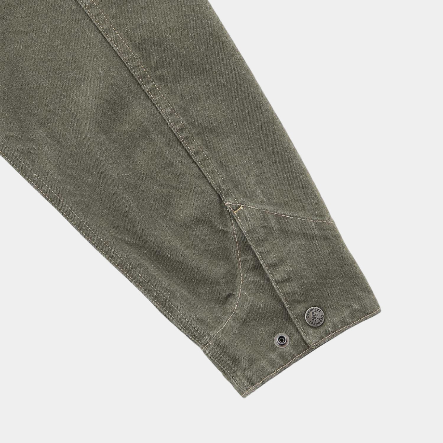 Gramicci Japanese Slub Denim Jacket - Dark Sage