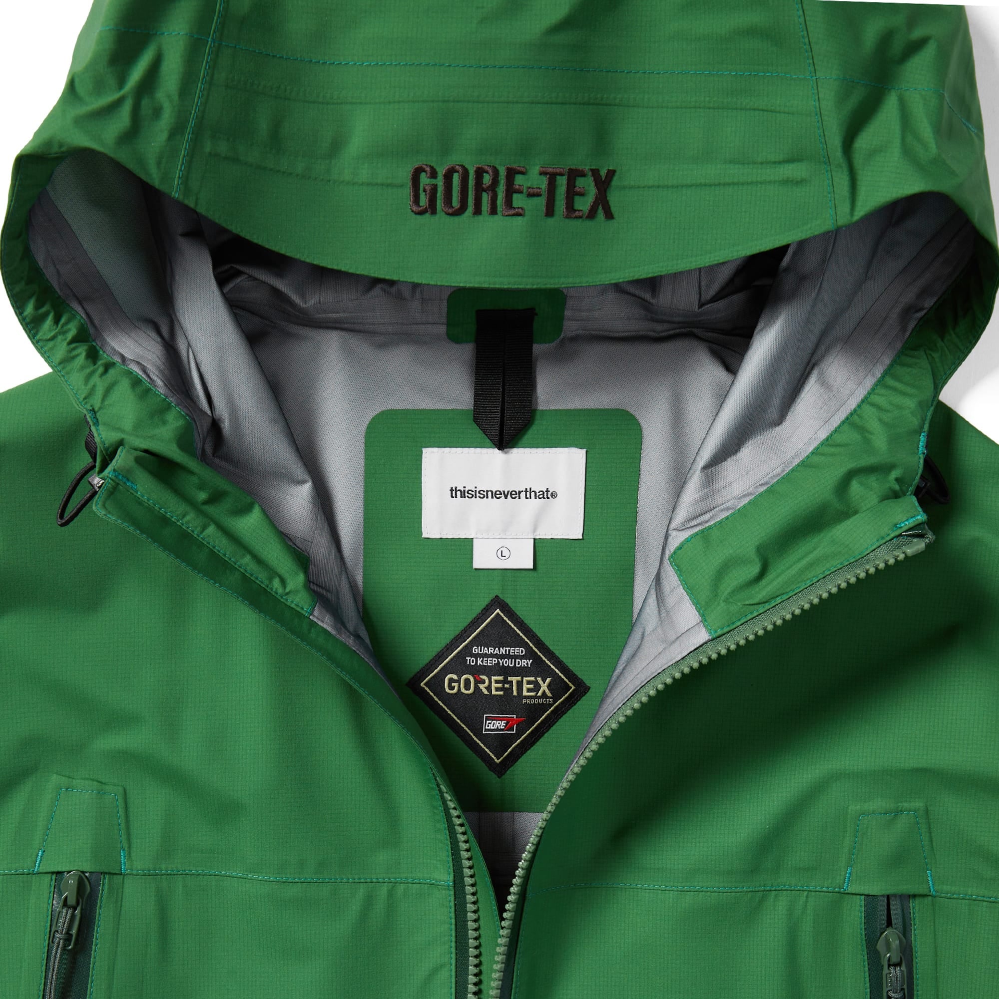 thisisneverthat GORETEX 3L Lightweight Jacket - Light Green