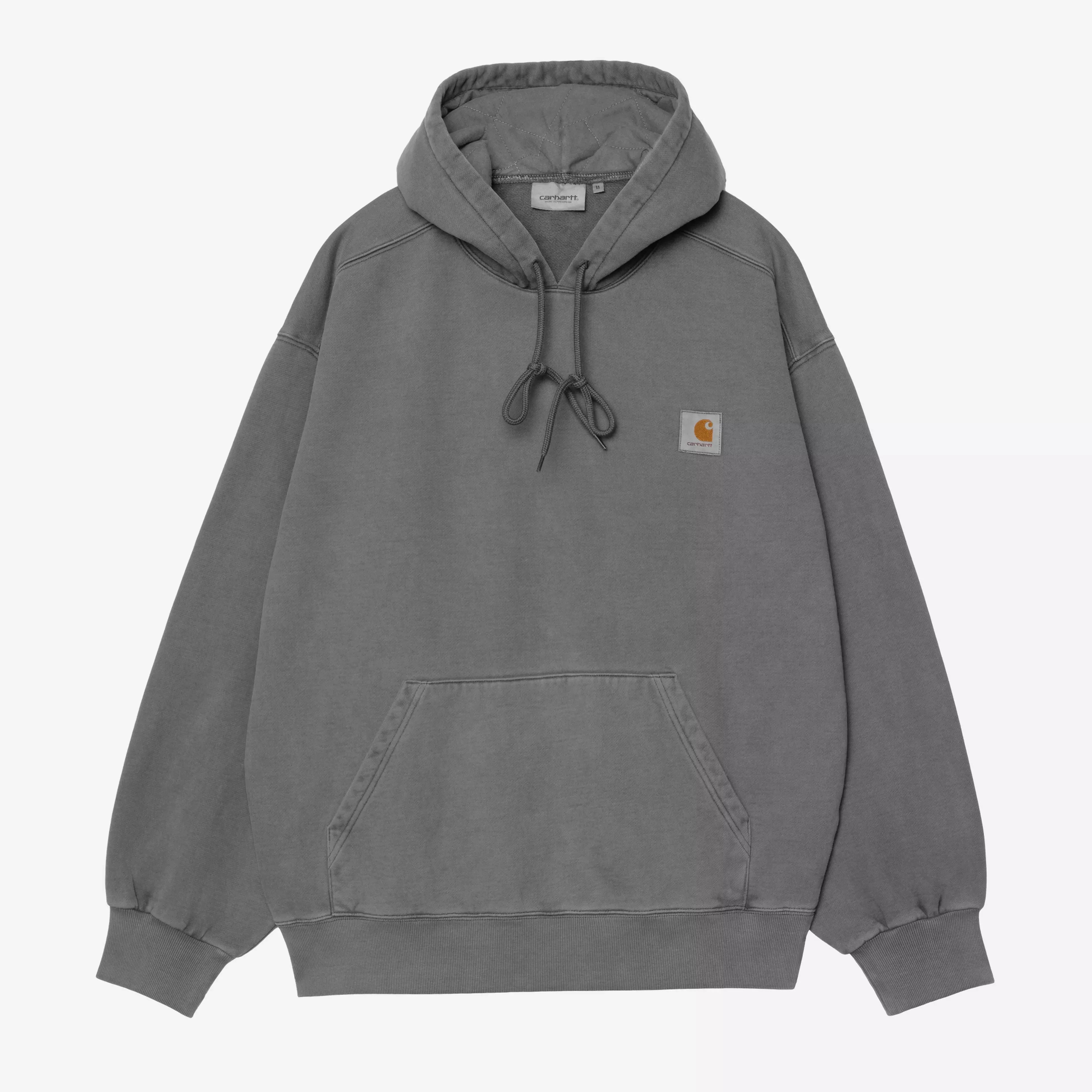Carhartt WIP Hooded Vista Sweat - Black Garment Dyed
