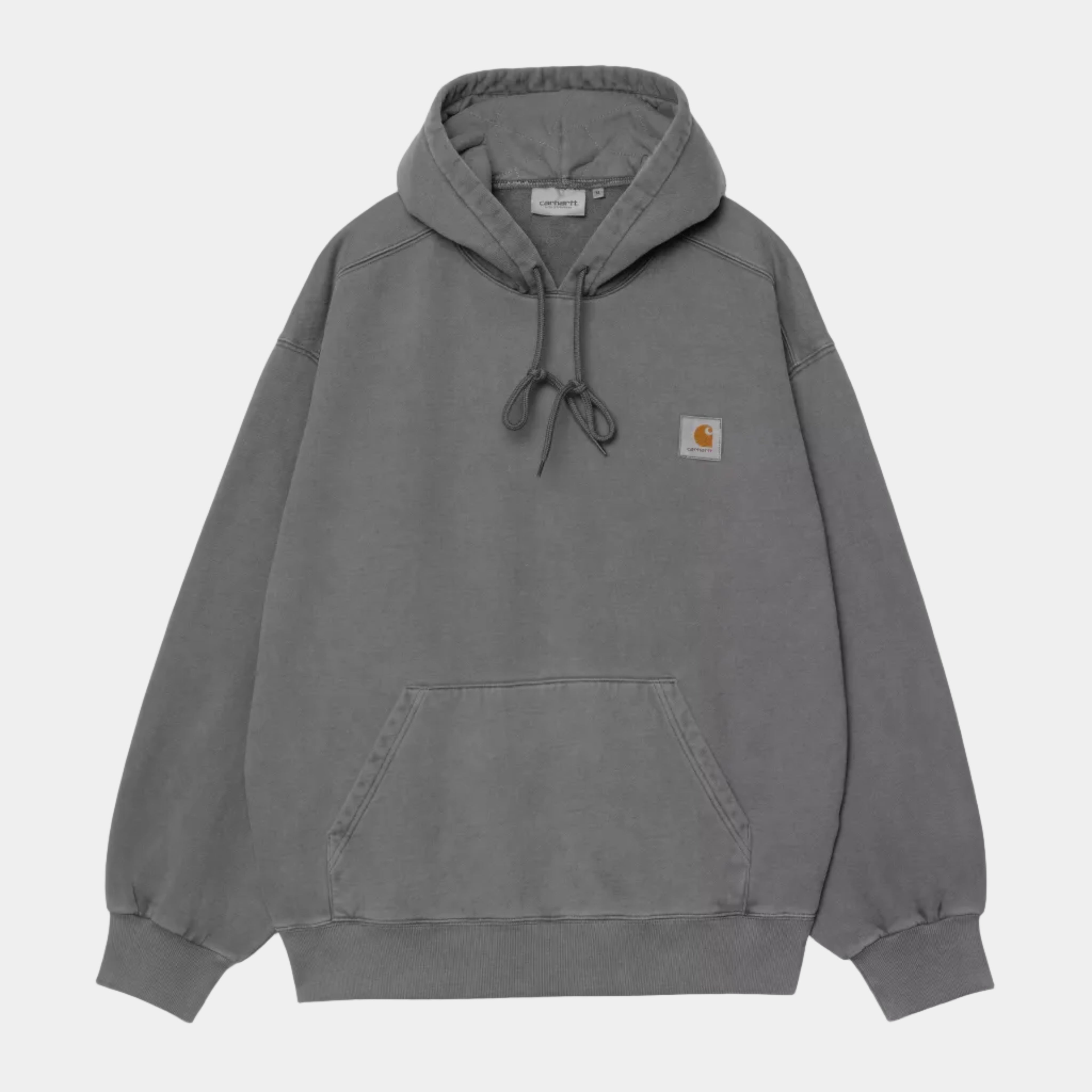 Carhartt WIP Hooded Vista Sweat - Black Garment Dyed