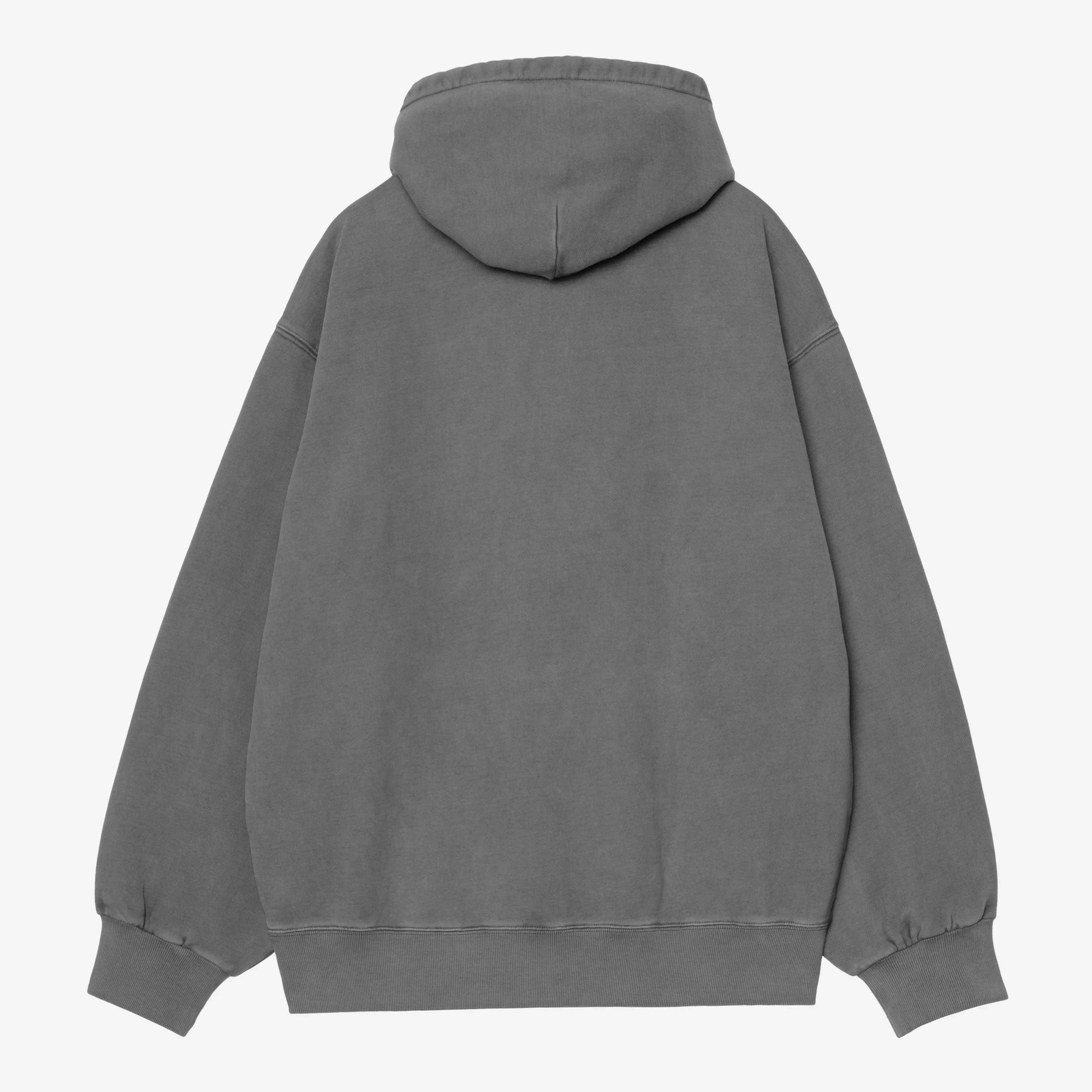 Carhartt WIP Hooded Vista Sweat - Black Garment Dyed