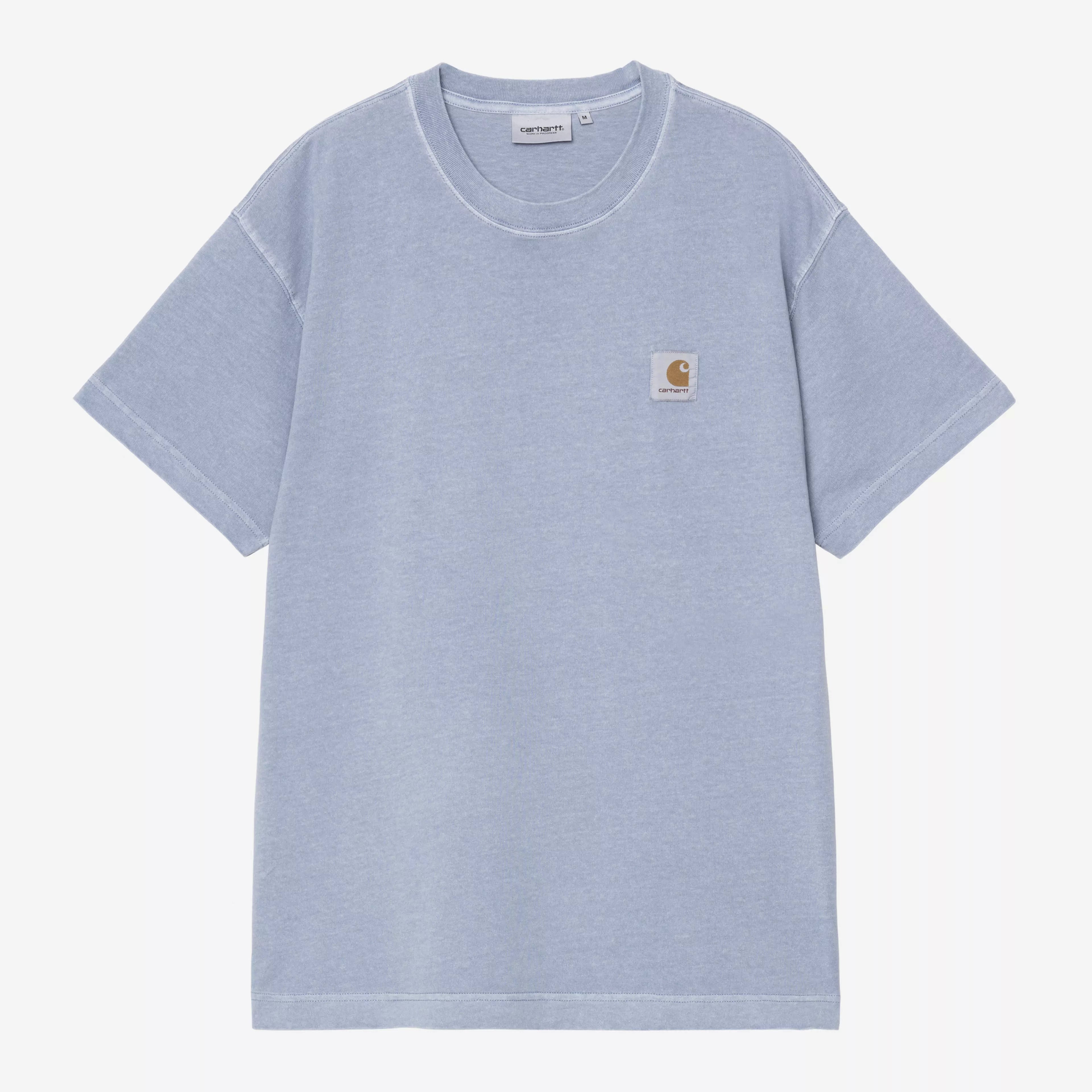 Carhartt WIP Nelson T-Shirt - Gentle Blue Garment Dyed