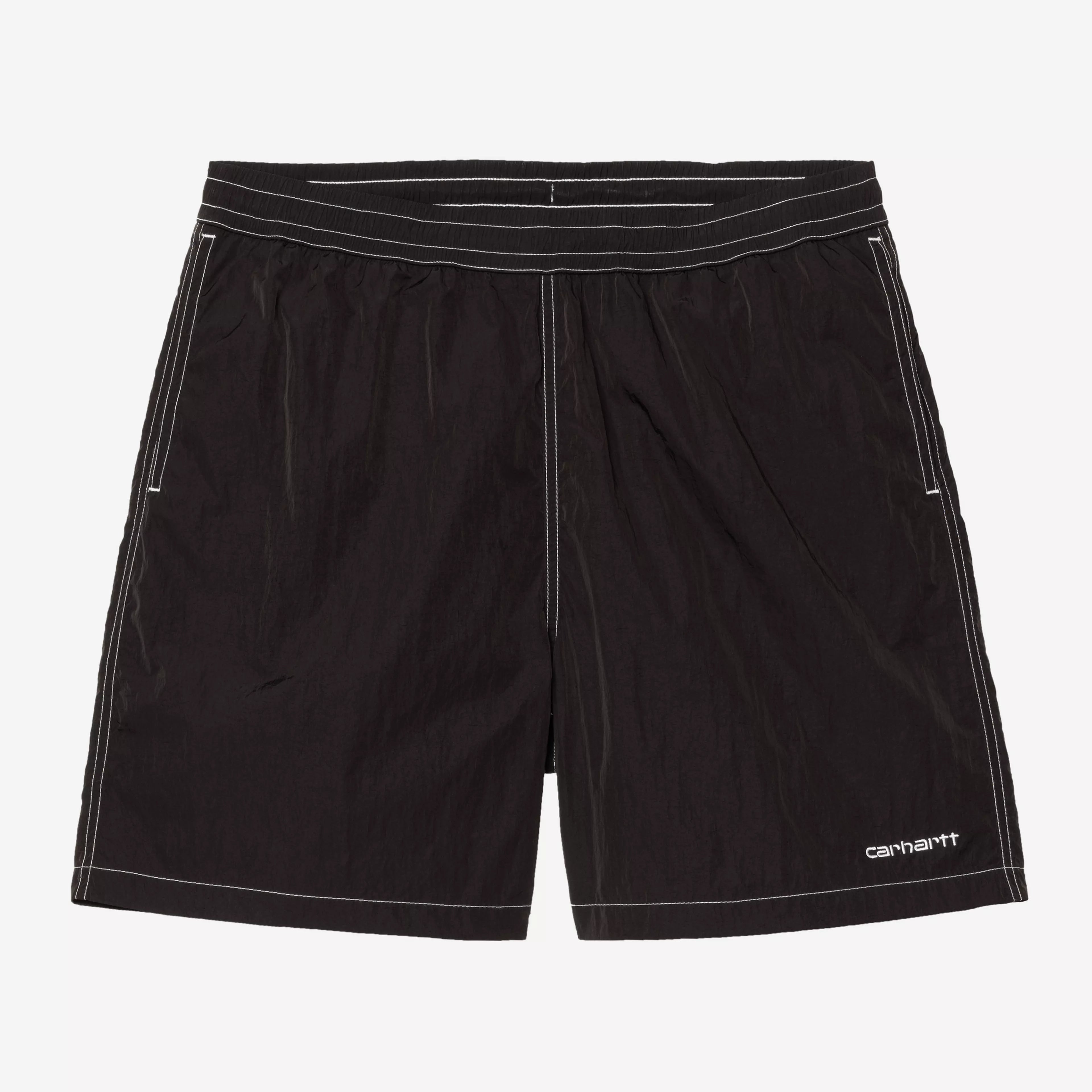 Carhartt WIP Canby Swim Trunks - Black/White