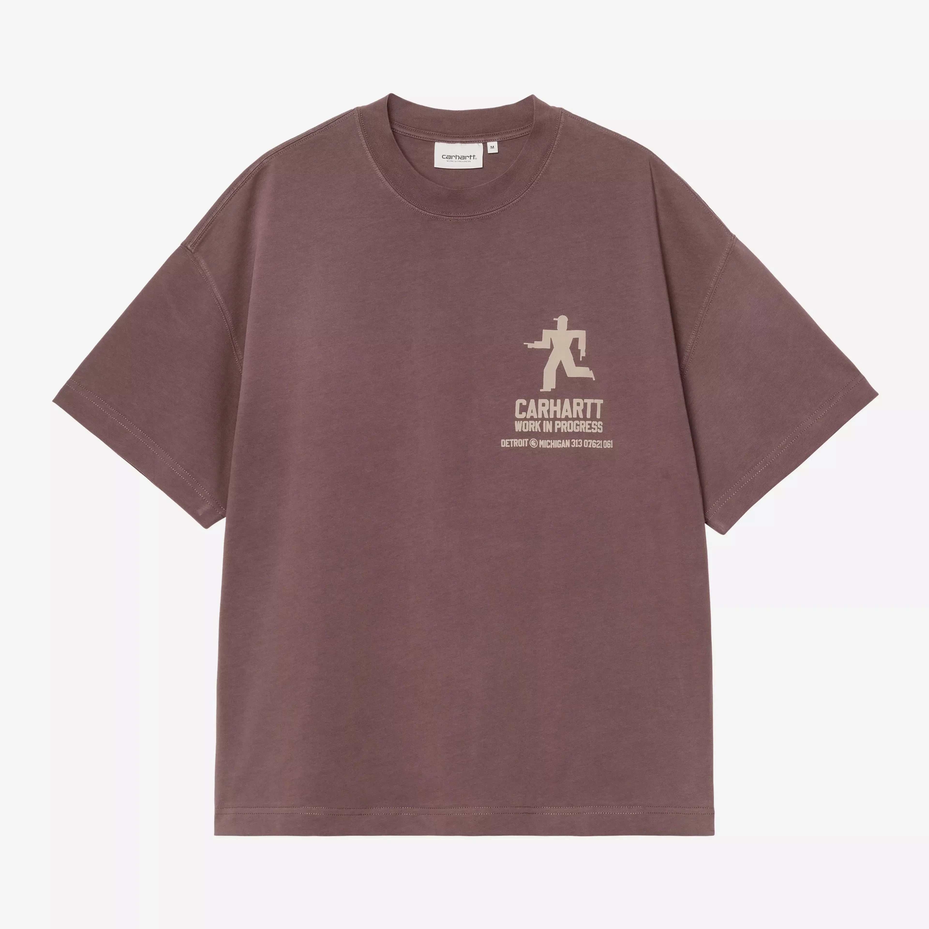 Carhartt WIP S/S Distance T-Shirt - Palisander Stone Dyed