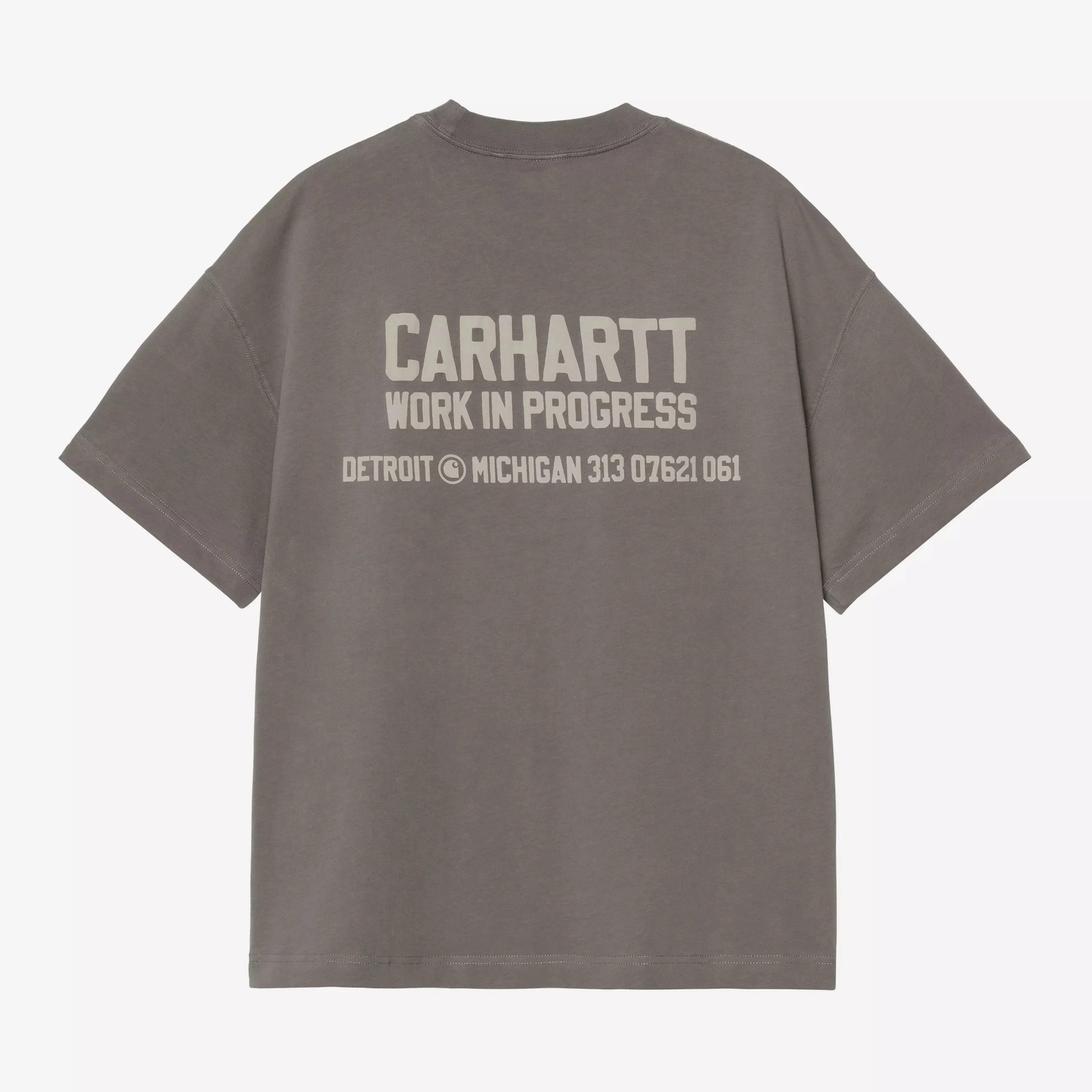 Carhartt WIP S/S Distance T-Shirt - Graphite Stone Dyed