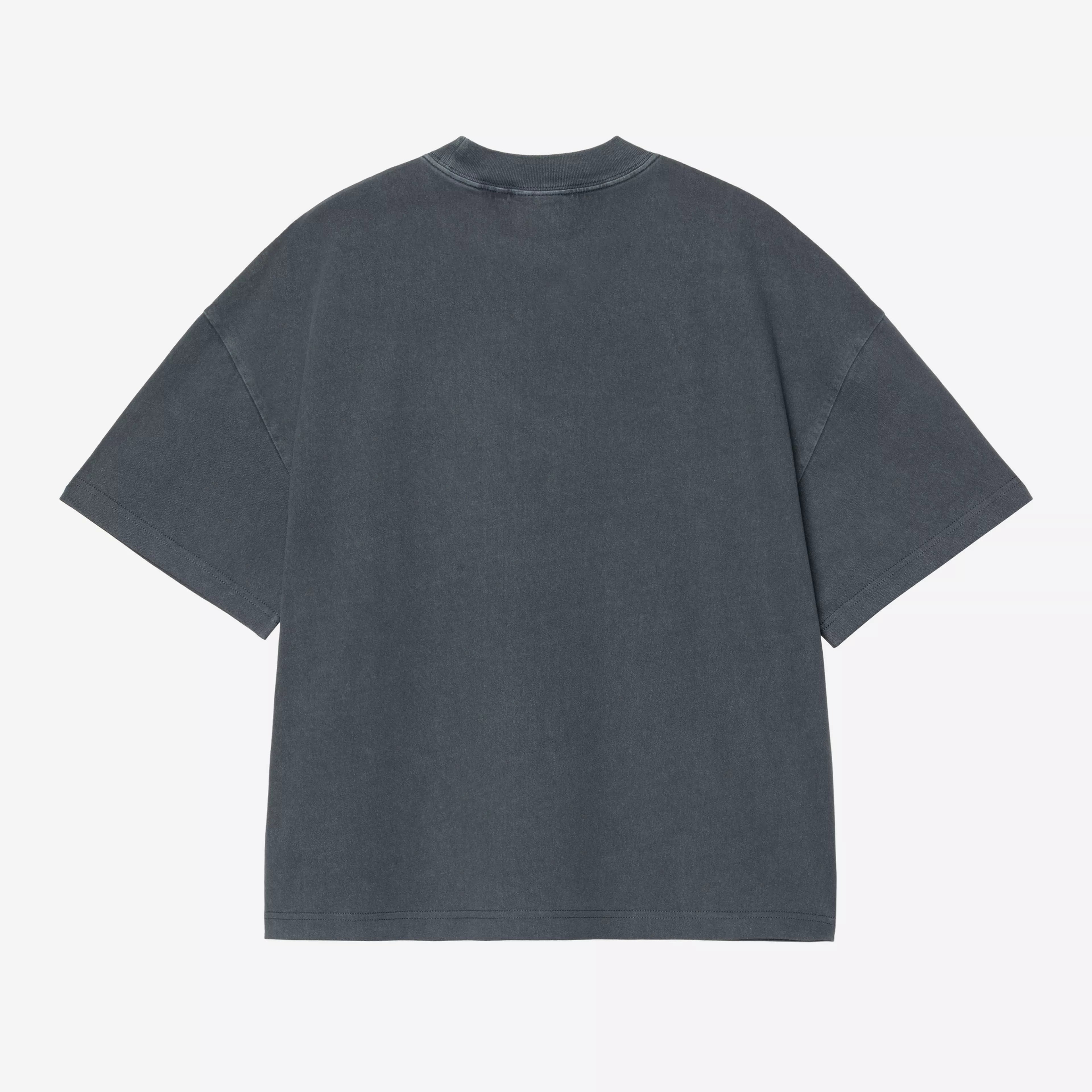 Carhartt WIP Benton T-Shirt - Carbon Garment Dyed