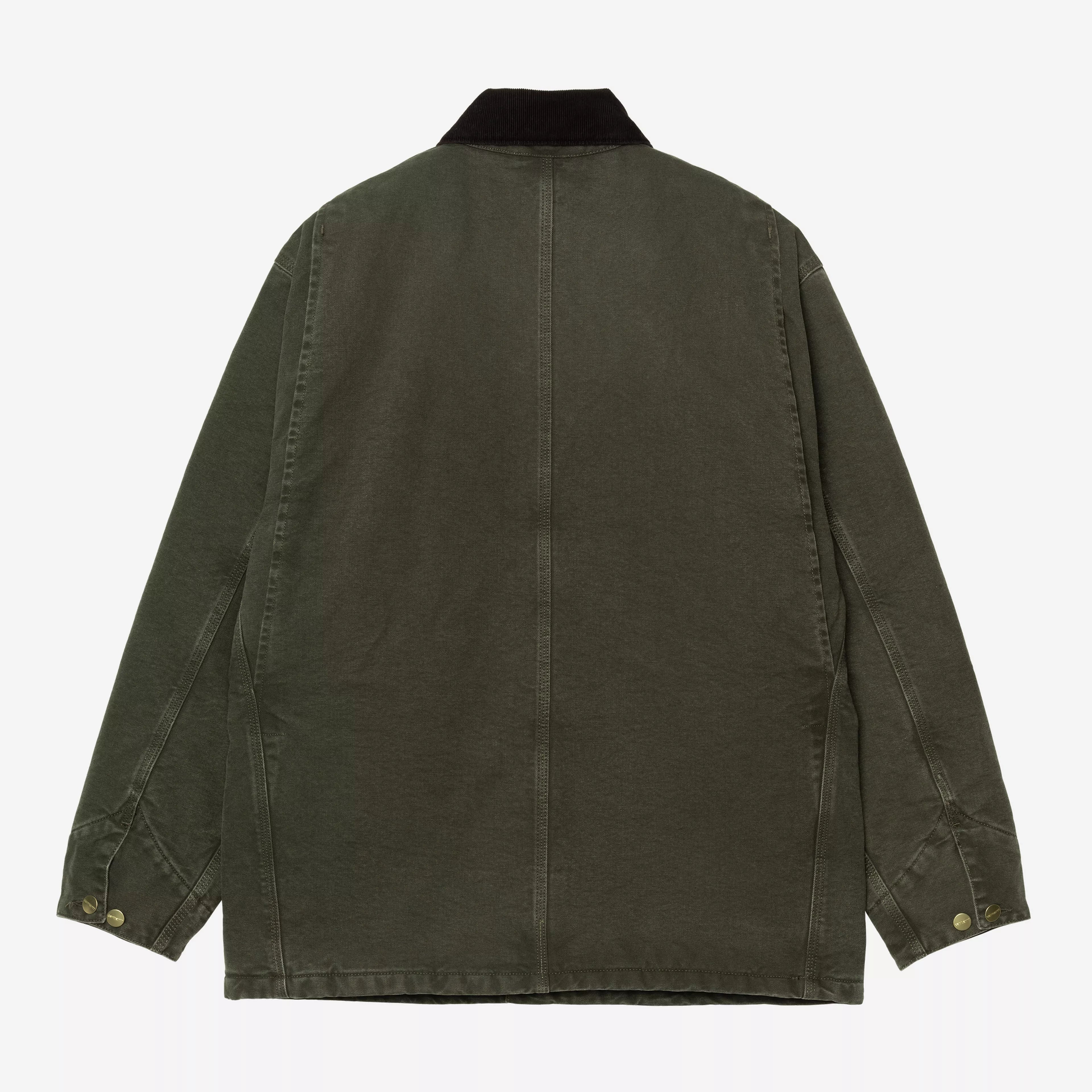 Carhartt WIP OG Chore Coat - Olive/Black Stone Canvas