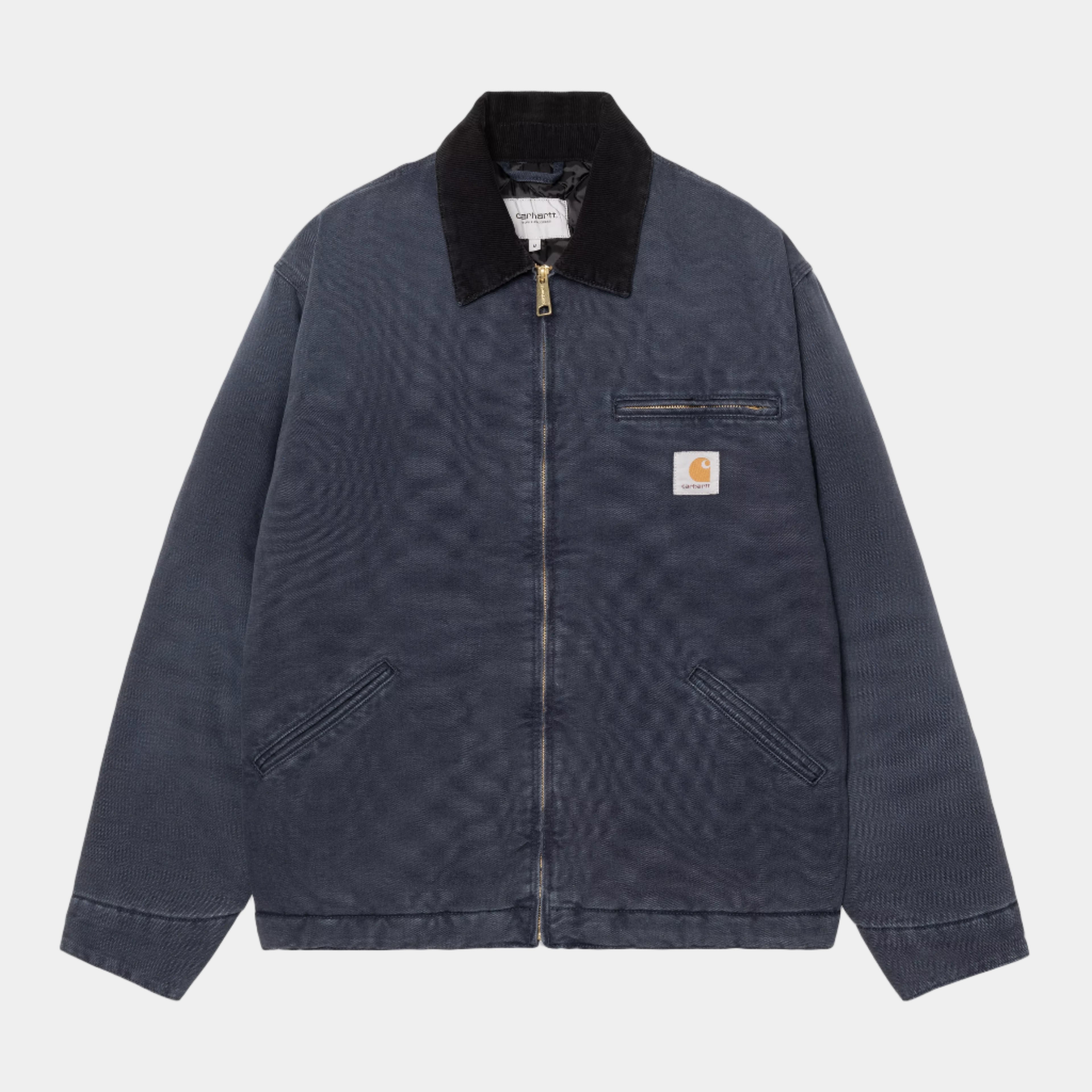 Carhartt WIP OG Detroit Jacket (Winter) - Dark Navy/Black Stone Canvas