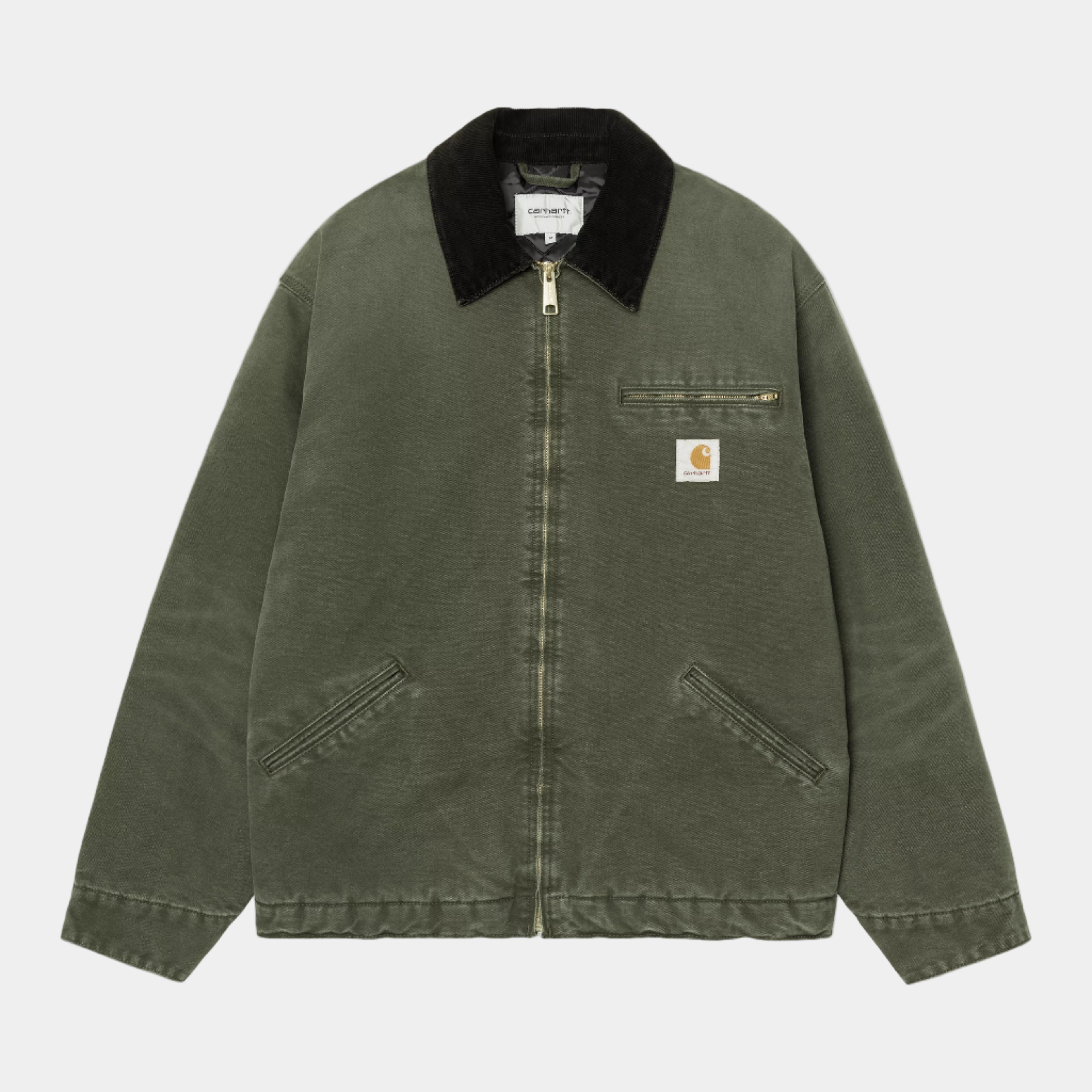 Carhartt WIP OG Detroit Jacket (Winter) - Olive/Black Stone Canvas
