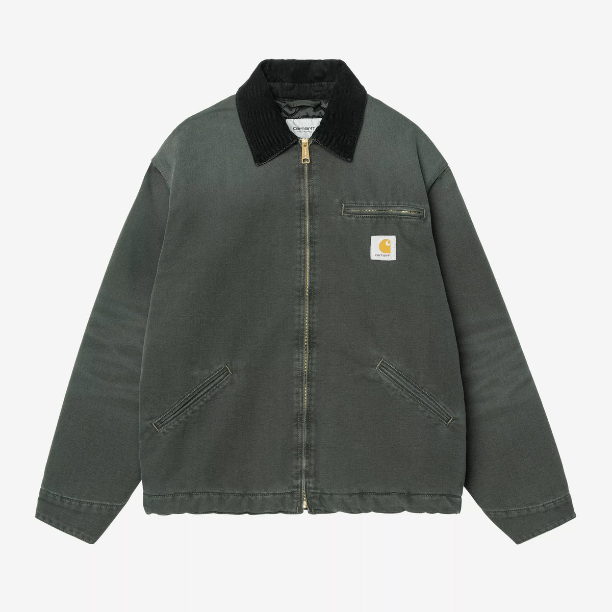 Carhartt WIP OG Detroit Jacket (Winter) - Dearborn Canvas Raven / Black Stone Canvas