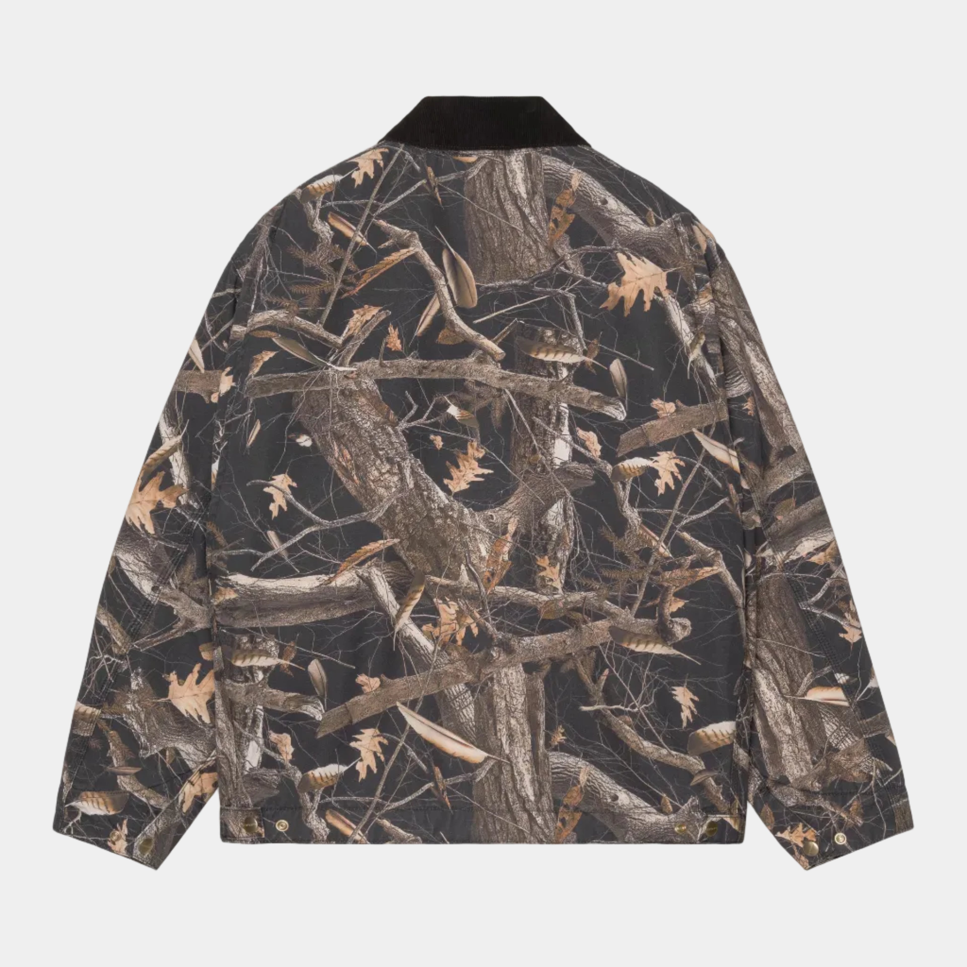 Carhartt WIP OG Detroit Jacket (Winter) - Camo Feather Tree/ Black Heavy Stone Wash