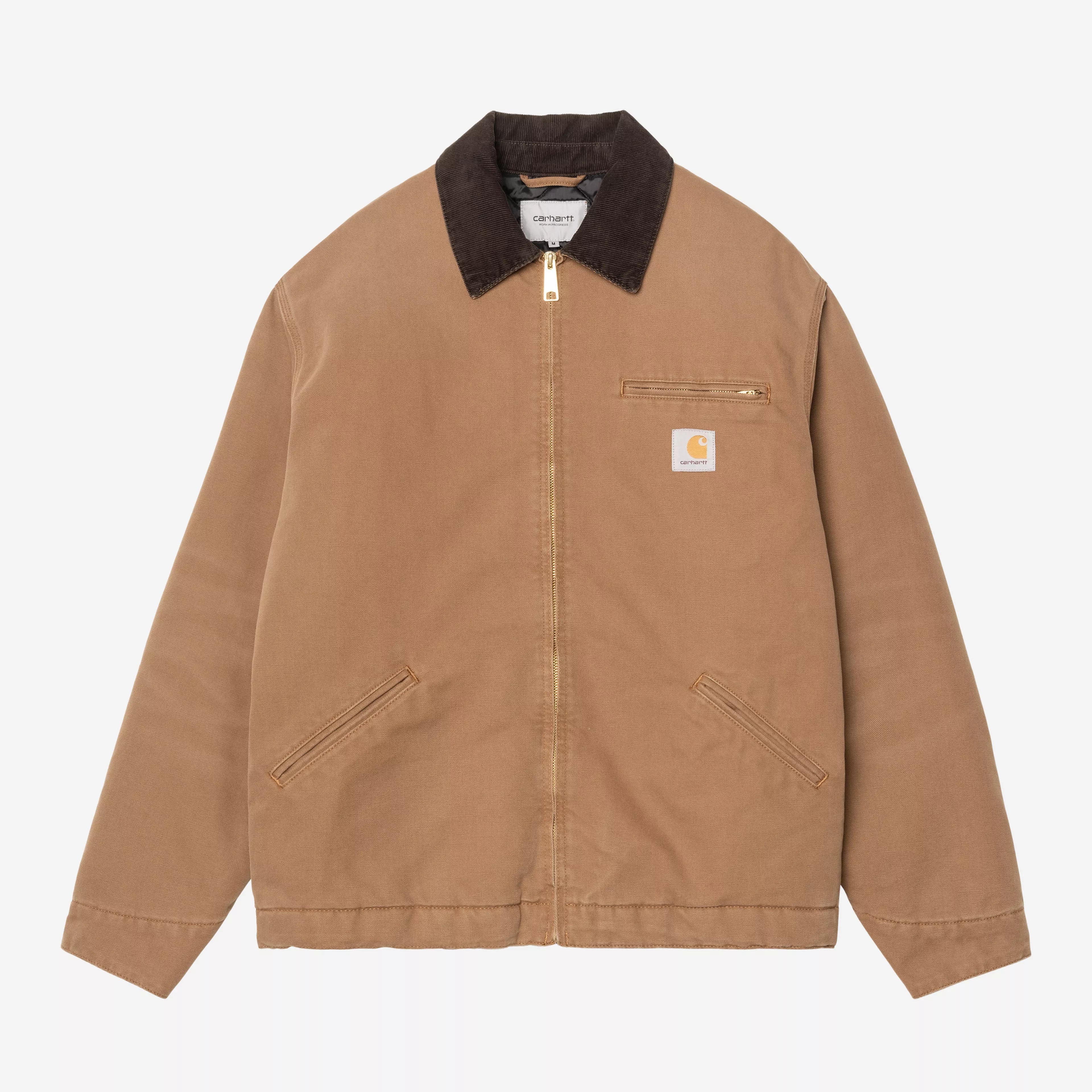 Carhartt WIP OG Detroit Jacket (Winter) - Dearborn Canvas Hamilton Brown/ Tobacco Stone Canvas