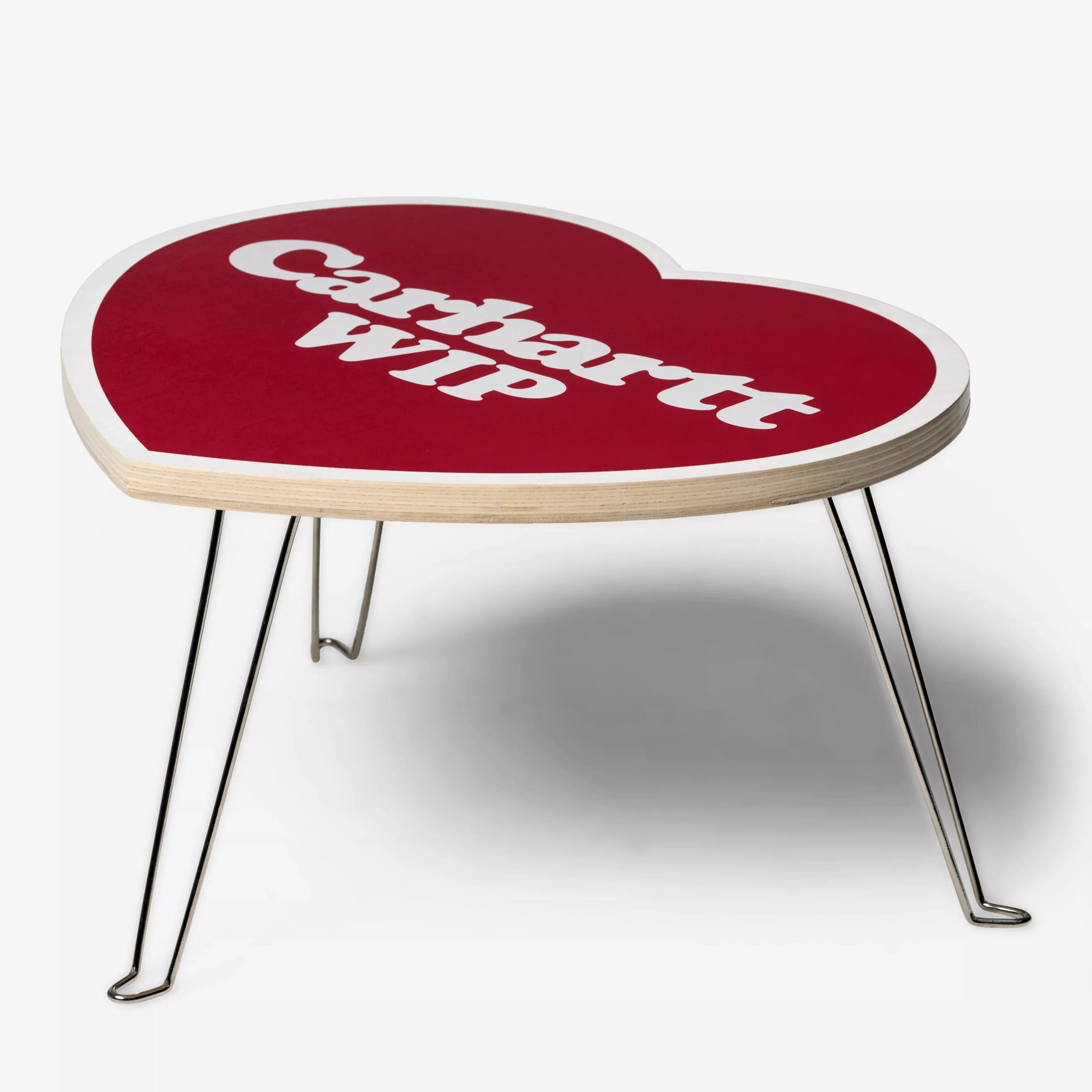 Carhartt WIP Heart Folding Table - Scarlet/White
