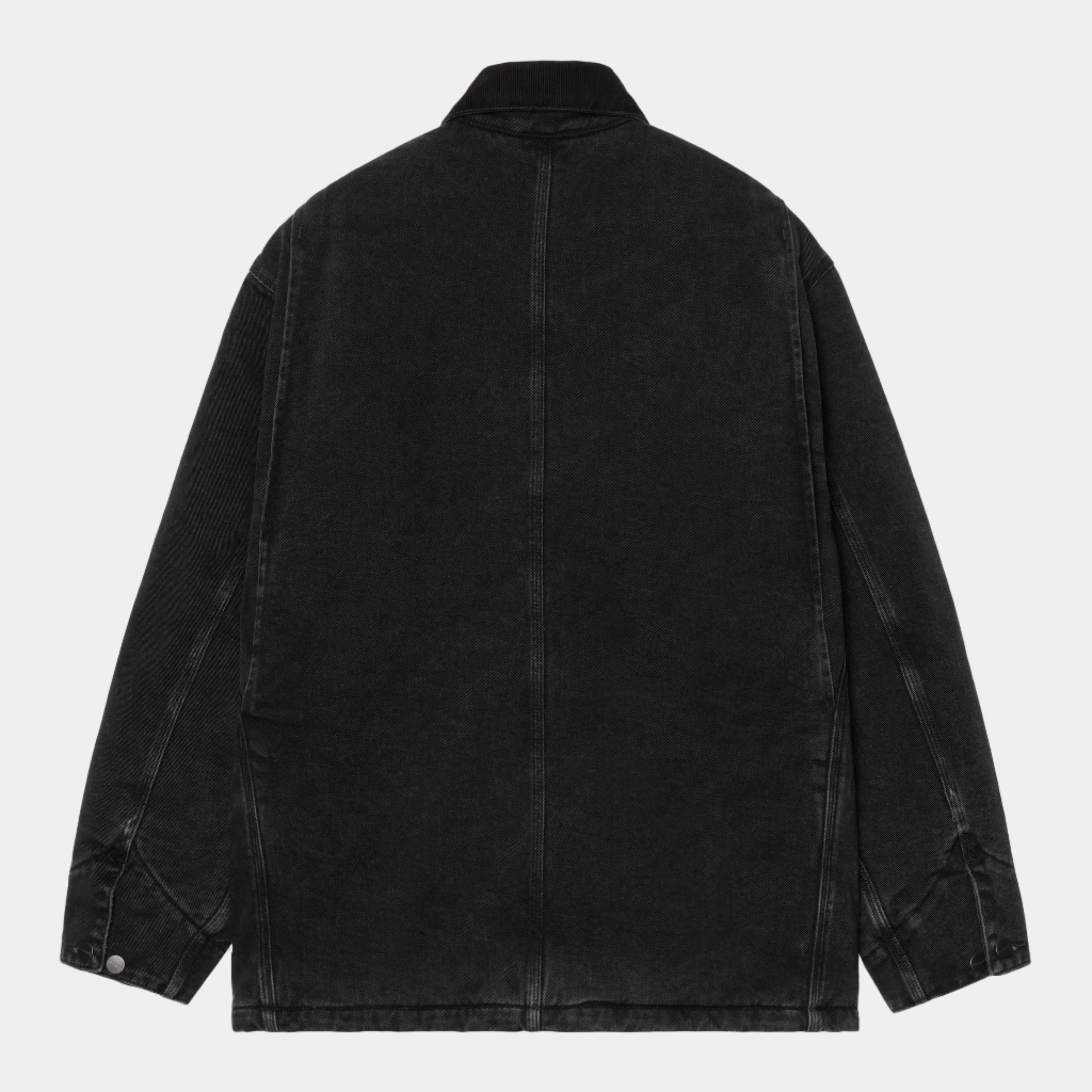 Carhartt WIP OG Chore Coat - Black/Black Stone Washed