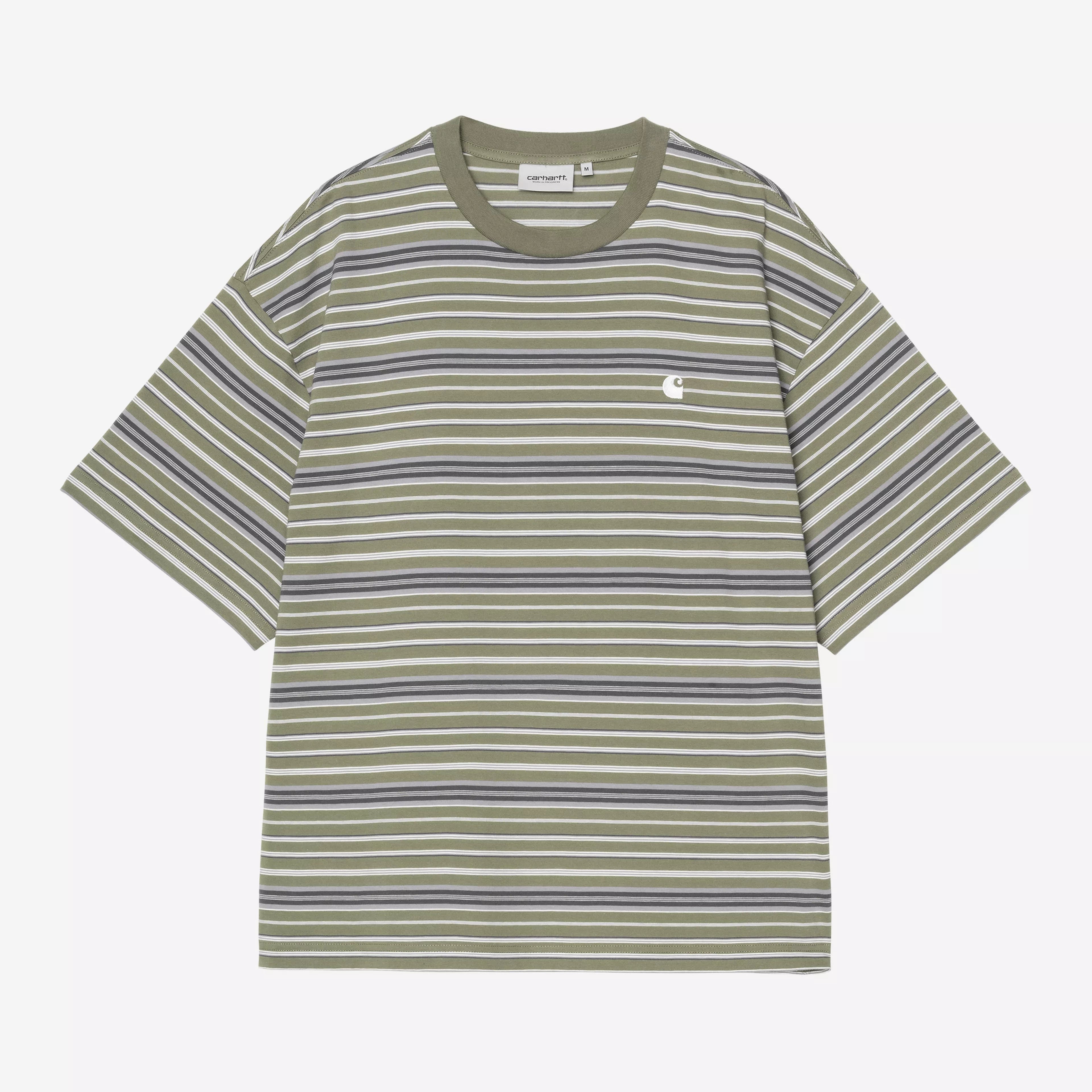 Carhartt WIP Zane T-Shirt - Dollar Green Stripe