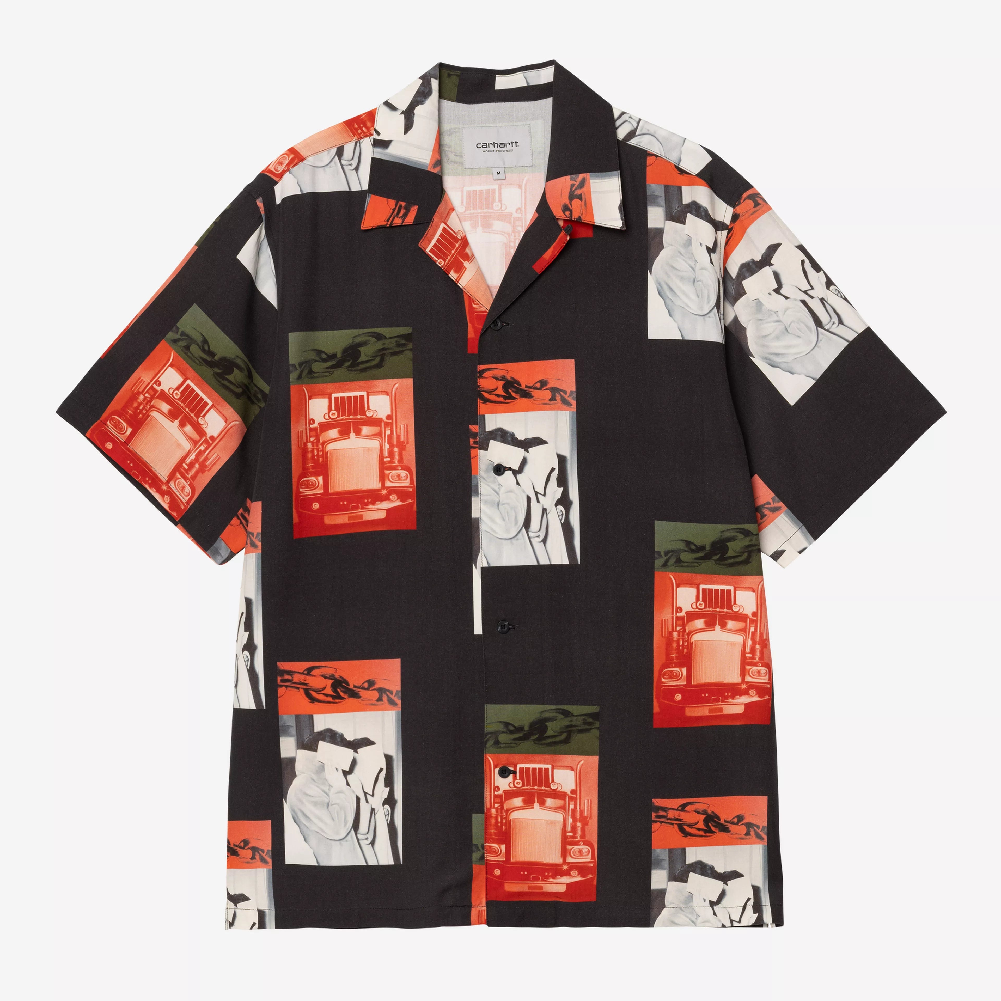 Carhartt WIP S/S Sean Hamilton Shirt - Sean Hamilton/Black