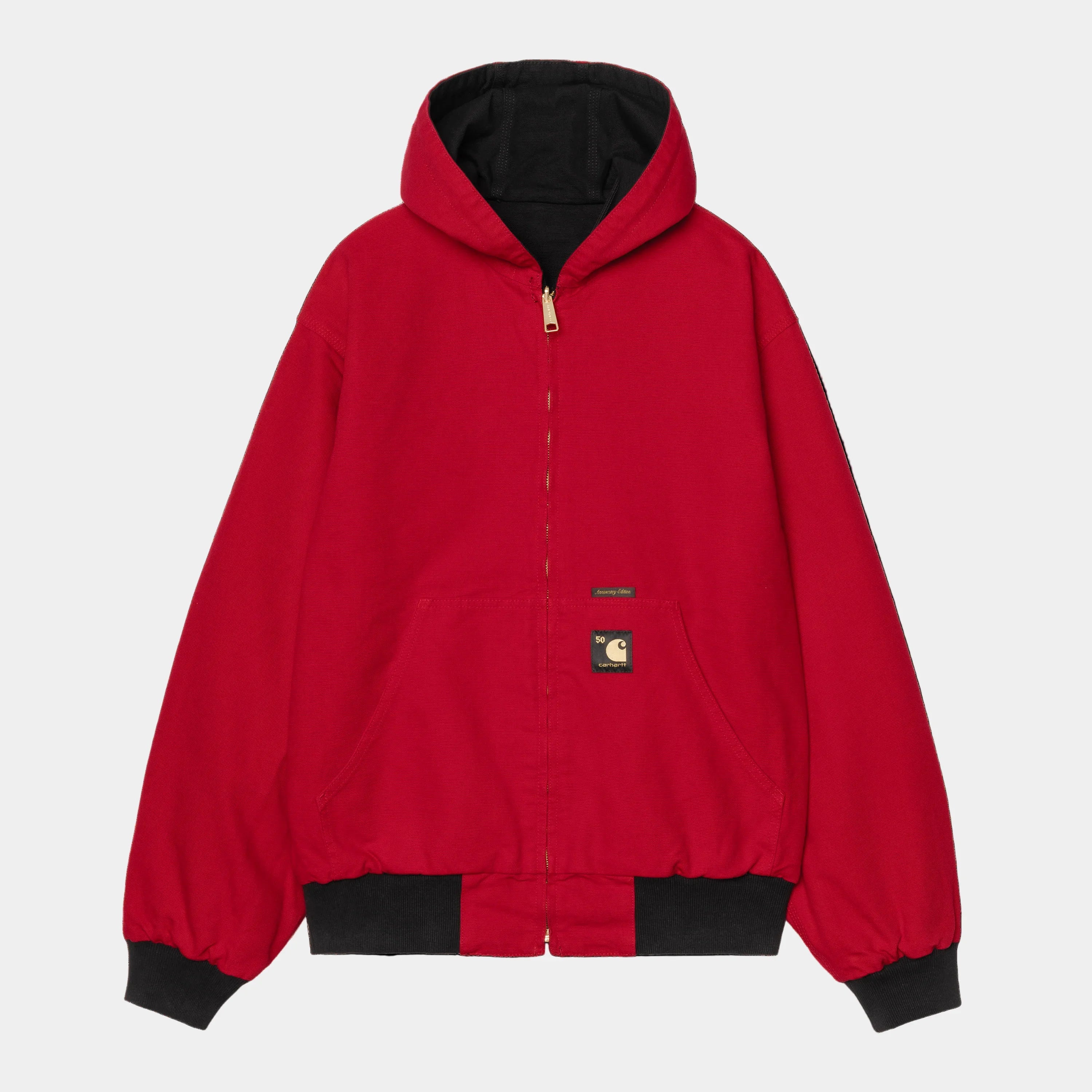 Carhartt WIP 50 Years Anniversary OG Active Jacket Canvas - Black/USA Red