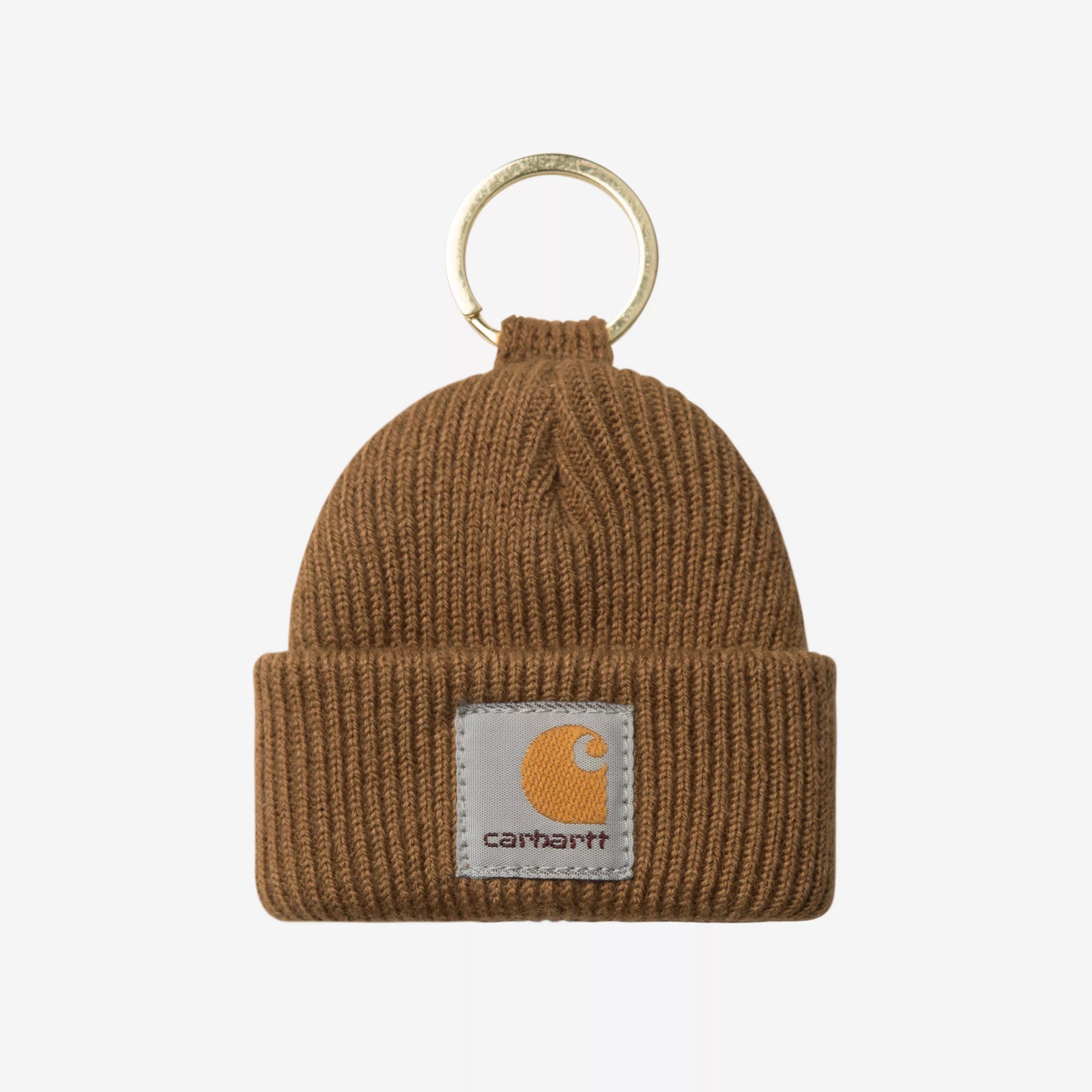 Carhartt WIP Mini Watch Hat Keychain - Hamilton Brown