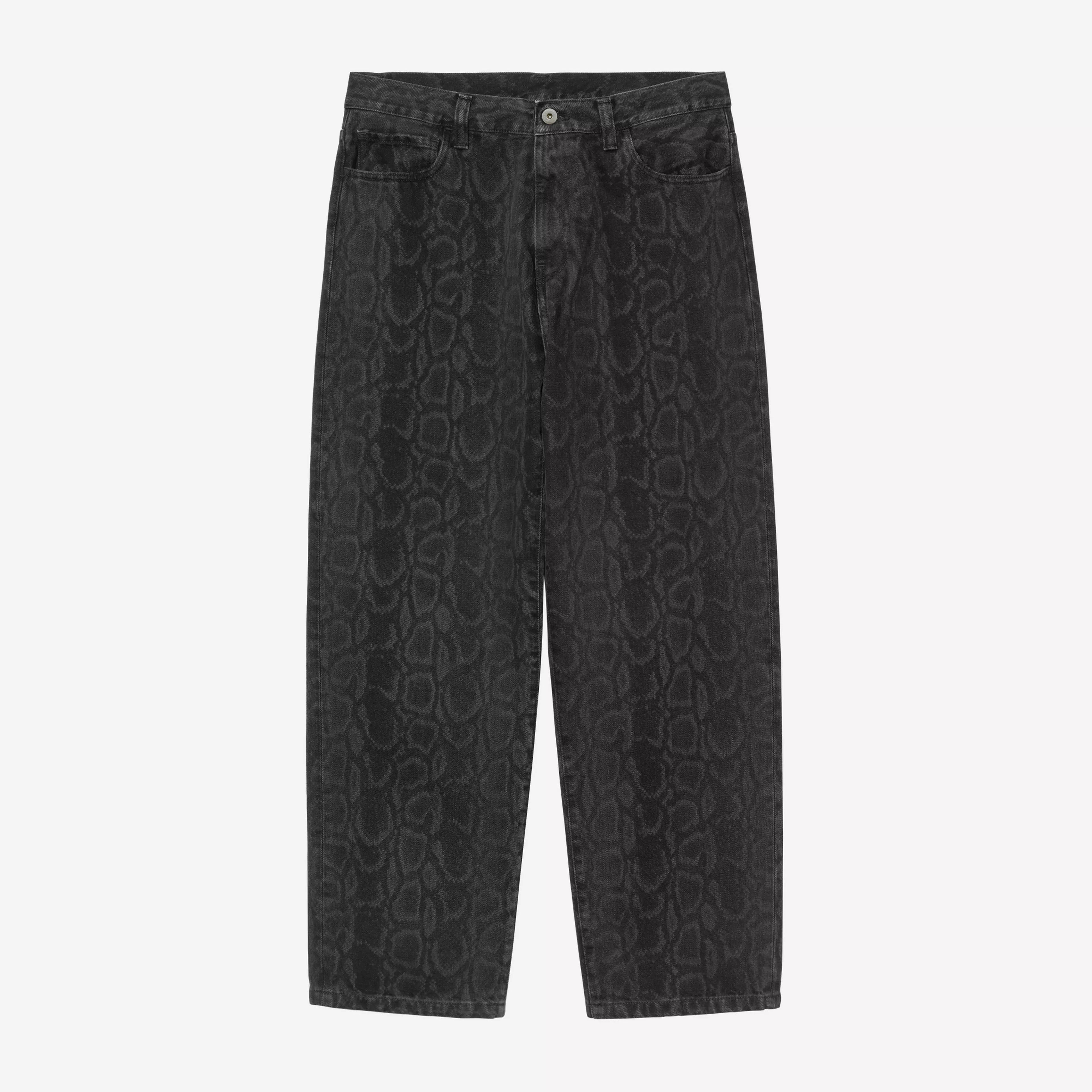 Carhartt WIP Landon Pant - Snake Camo Black Stone Washed