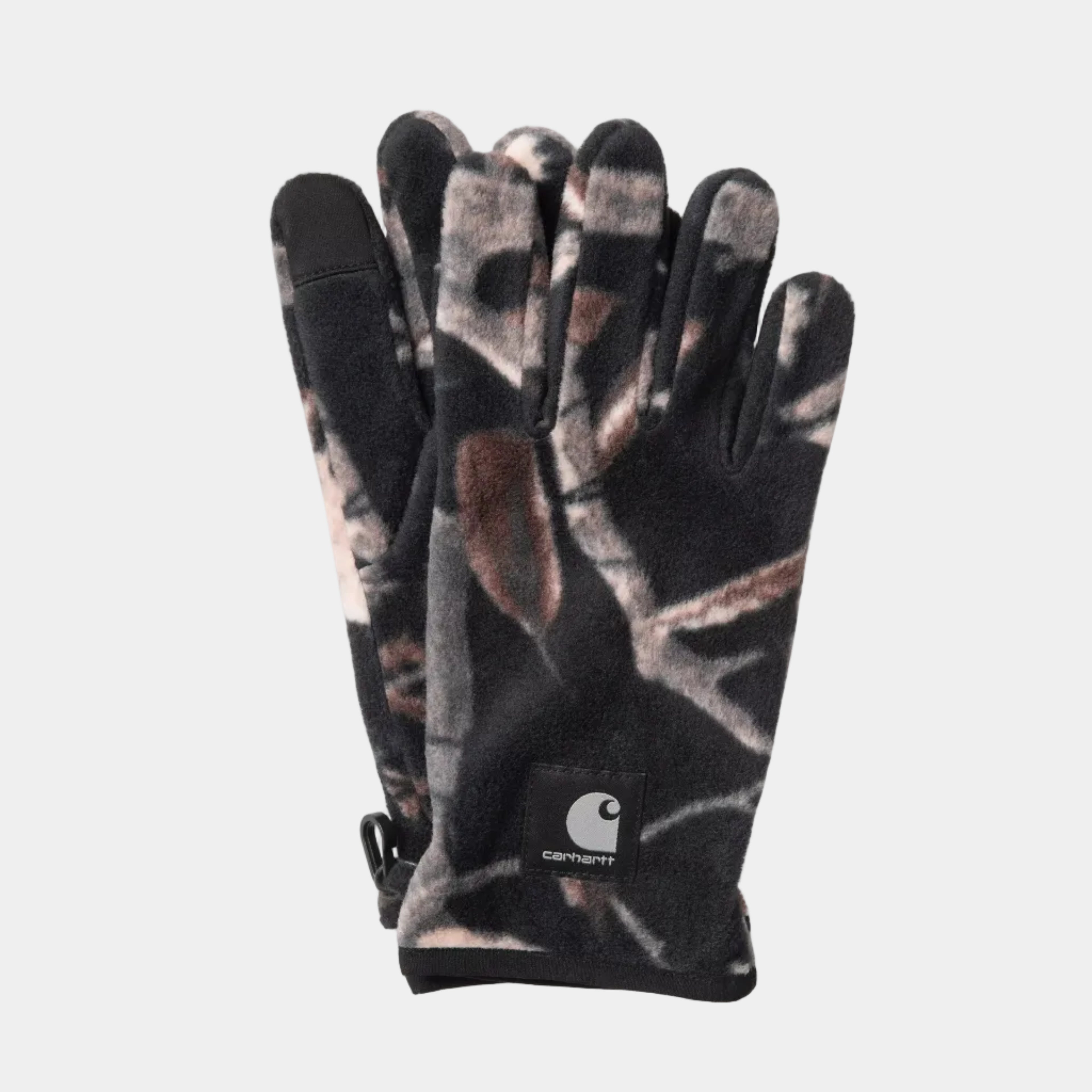 Carhartt WIP Blevin Gloves - Camo Feather Tree/Black