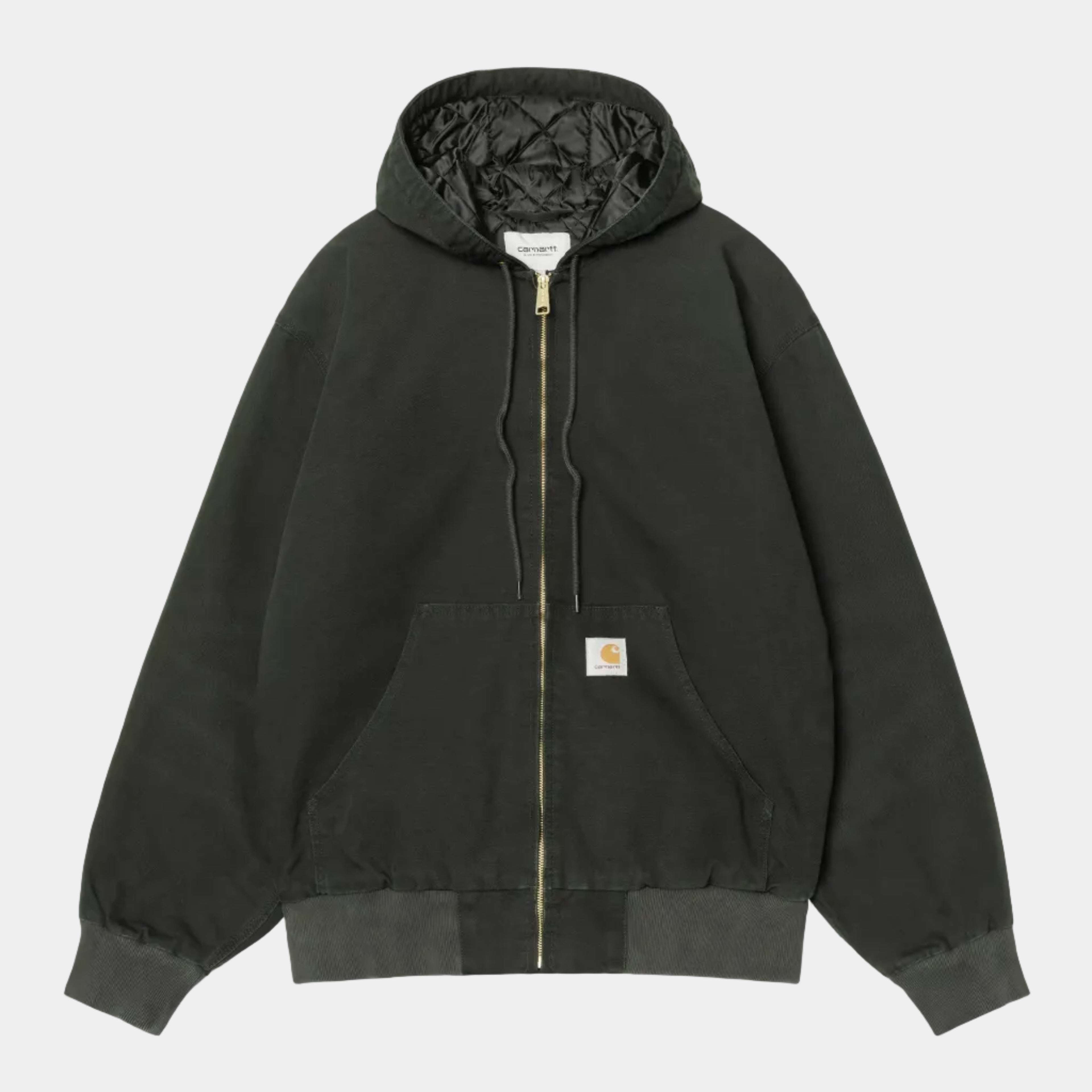 Carhartt WIP OG Active Dearborn Canvas Jacket (Winter) - Raven Stone Canvas