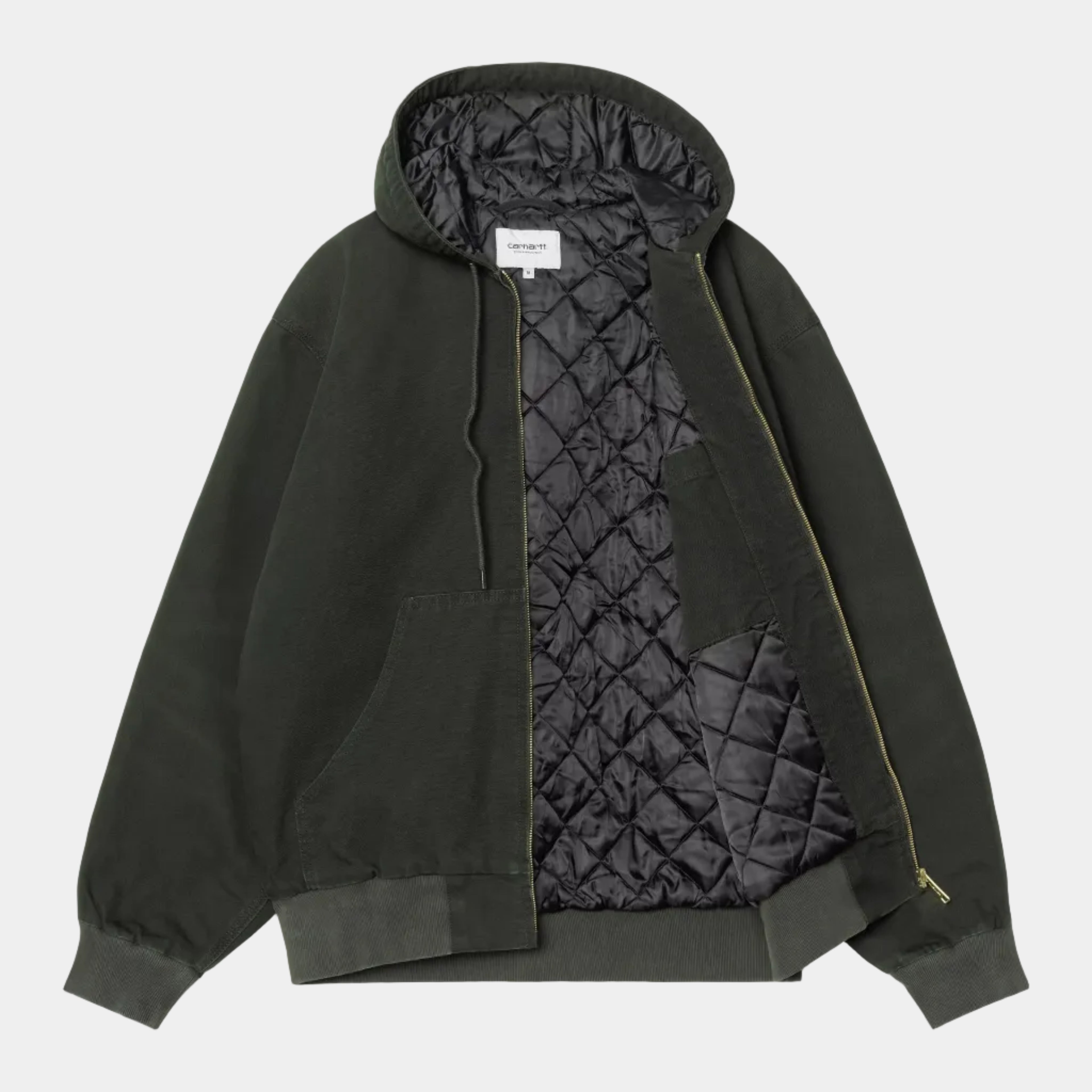 Carhartt WIP OG Active Dearborn Canvas Jacket (Winter) - Raven Stone Canvas
