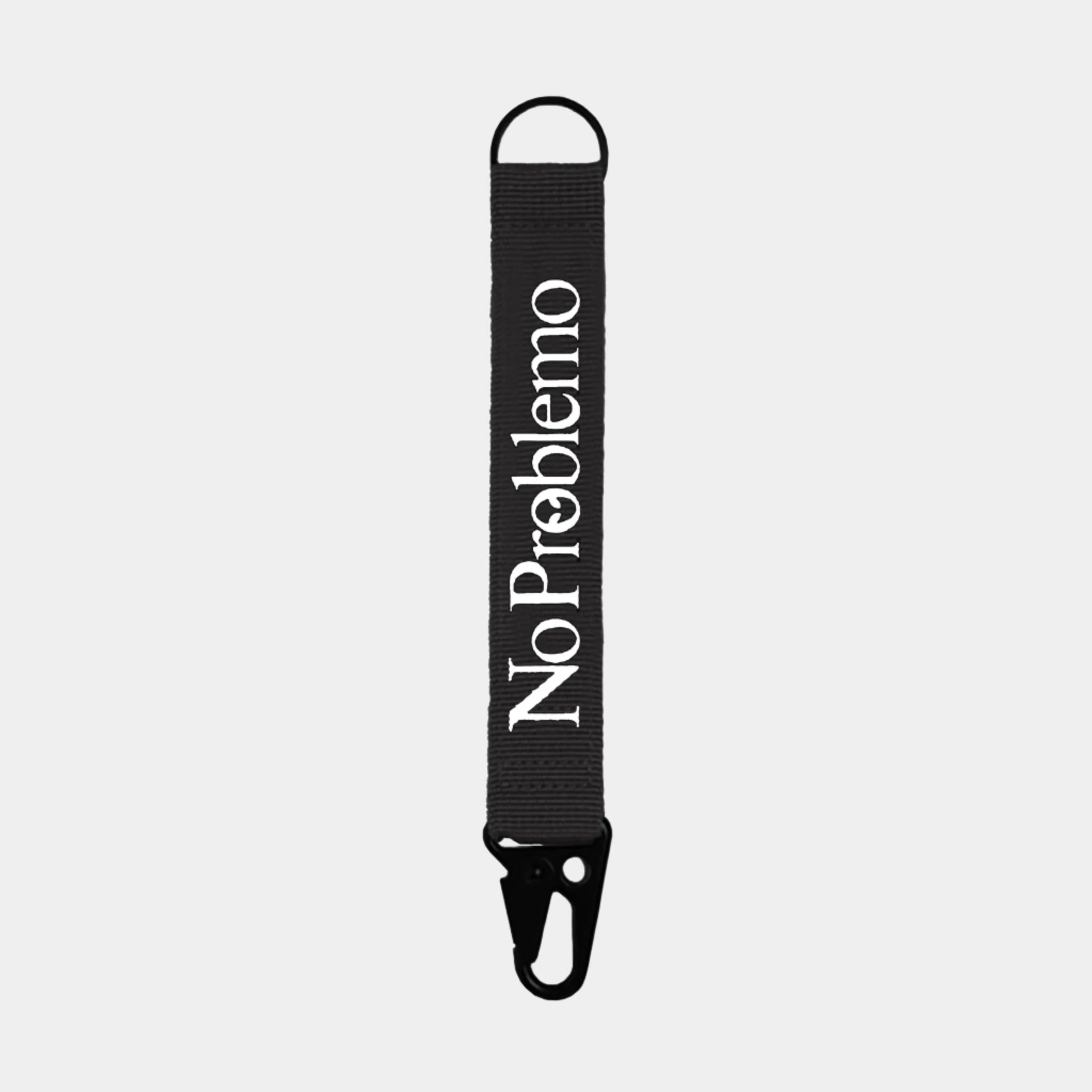 No Problemo Mini Problemo Carabiner Keychain - Black