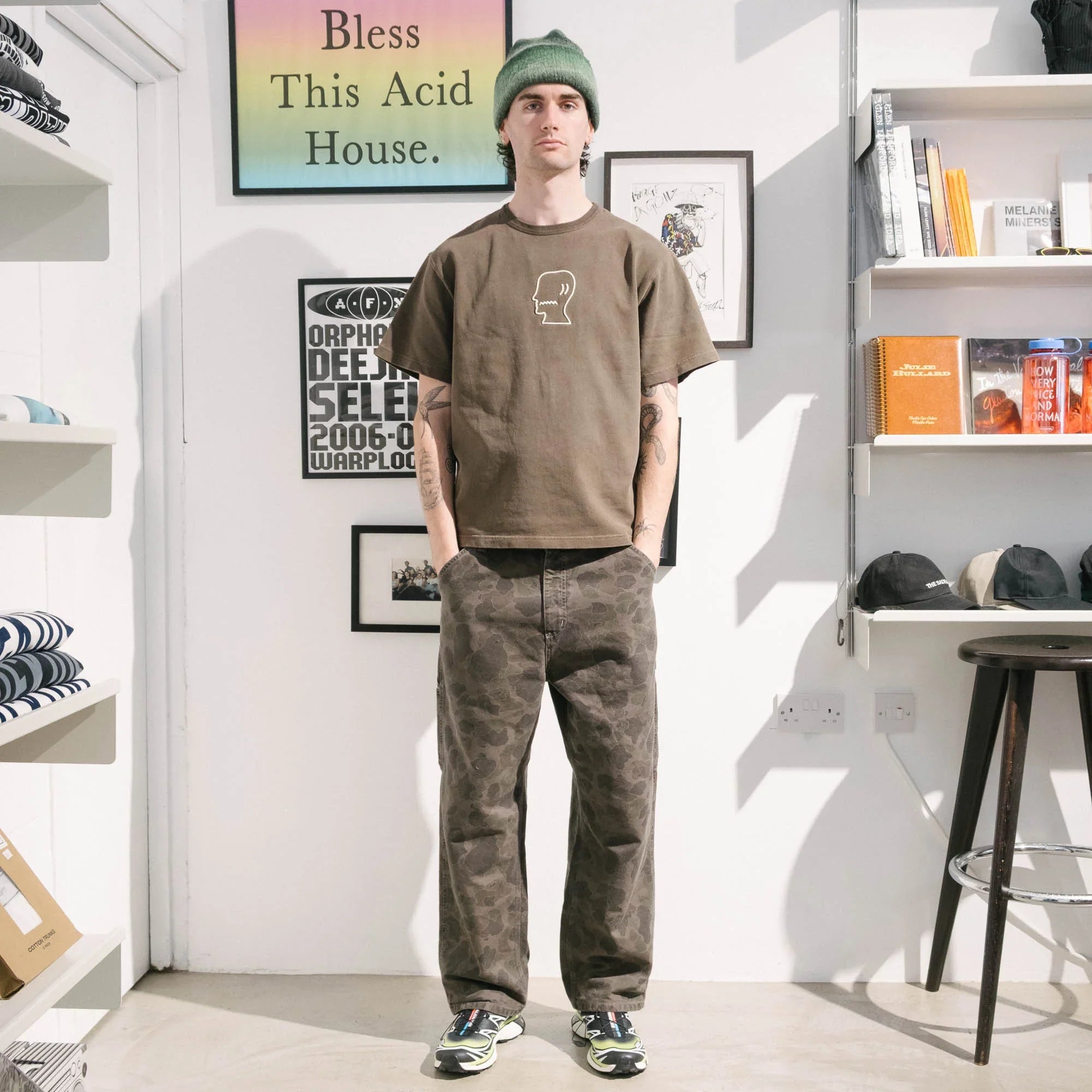 Carhartt WIP Duck Single Knee Pant - Green/Porphyry