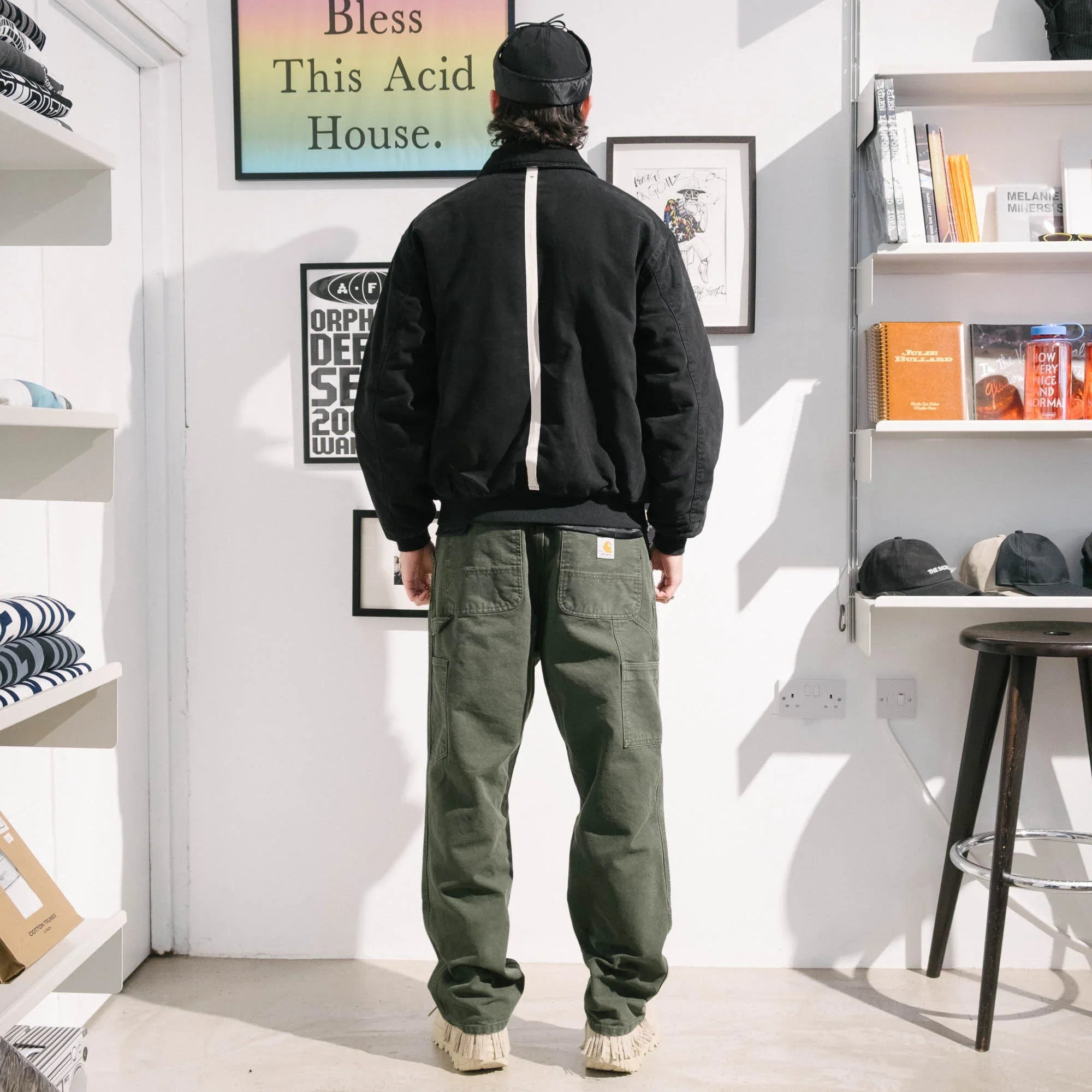 Pop Trading Company Flight Jacket - Black