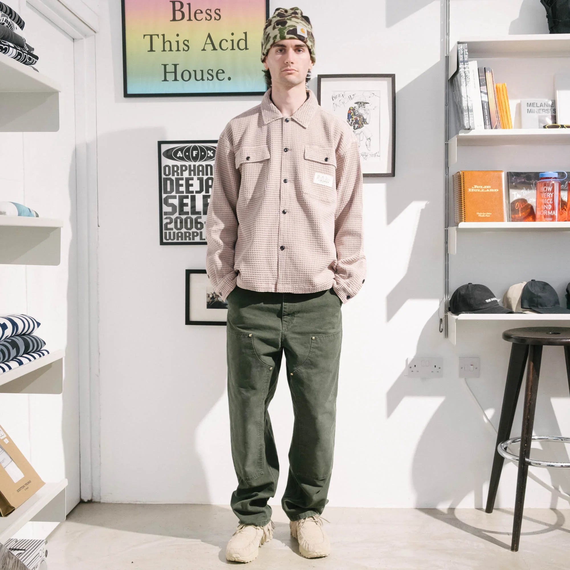 Carhartt WIP Double Knee Pant - Olive Stone Canvas