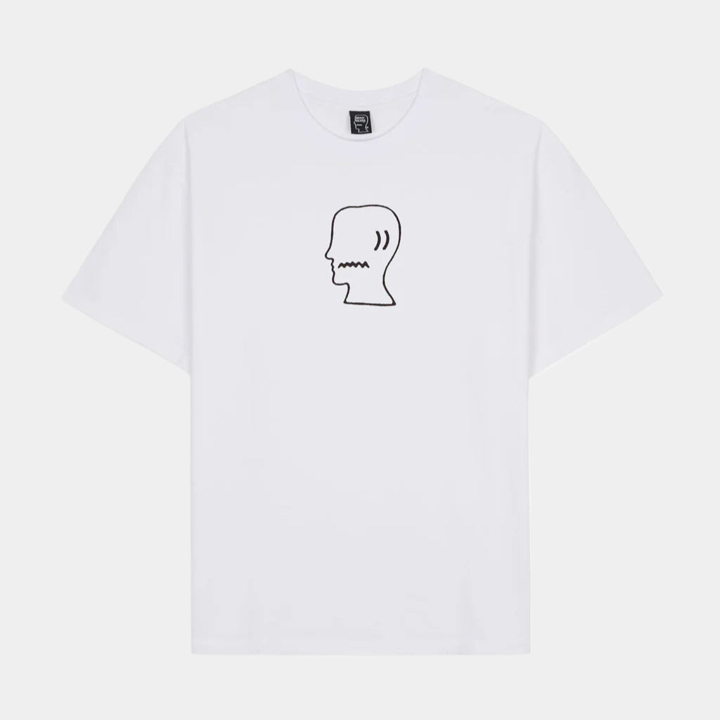 Brain Dead Logo Head T-Shirt - White
