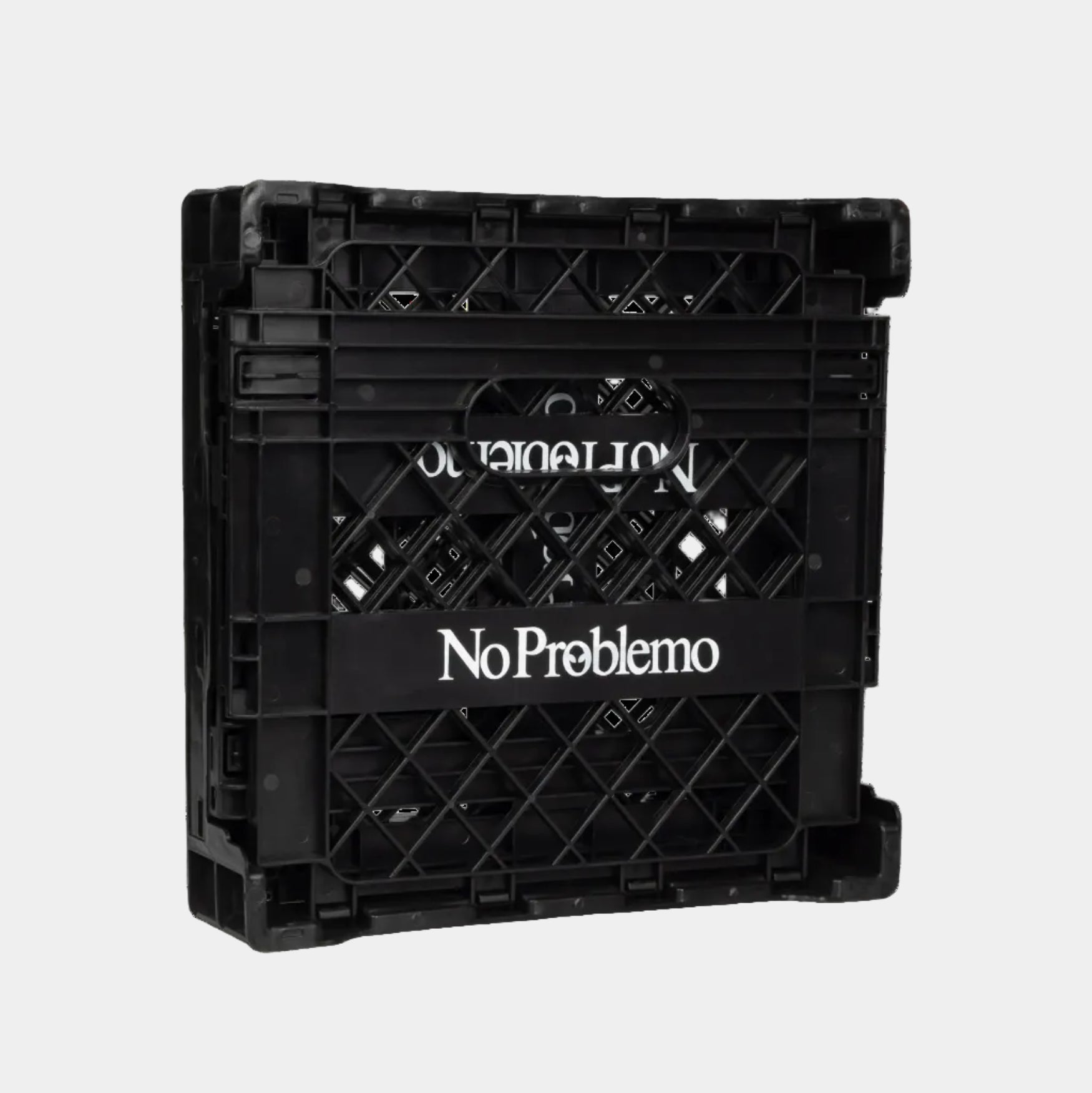 No Problemo Vinyl Crate - Black