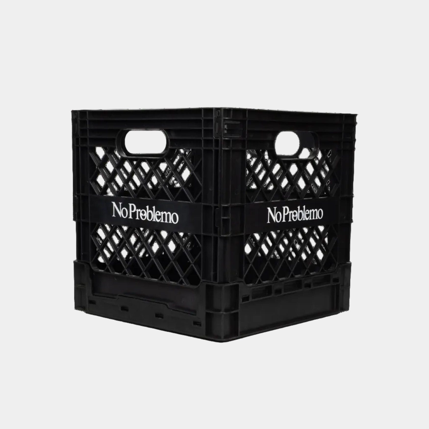 No Problemo Vinyl Crate - Black